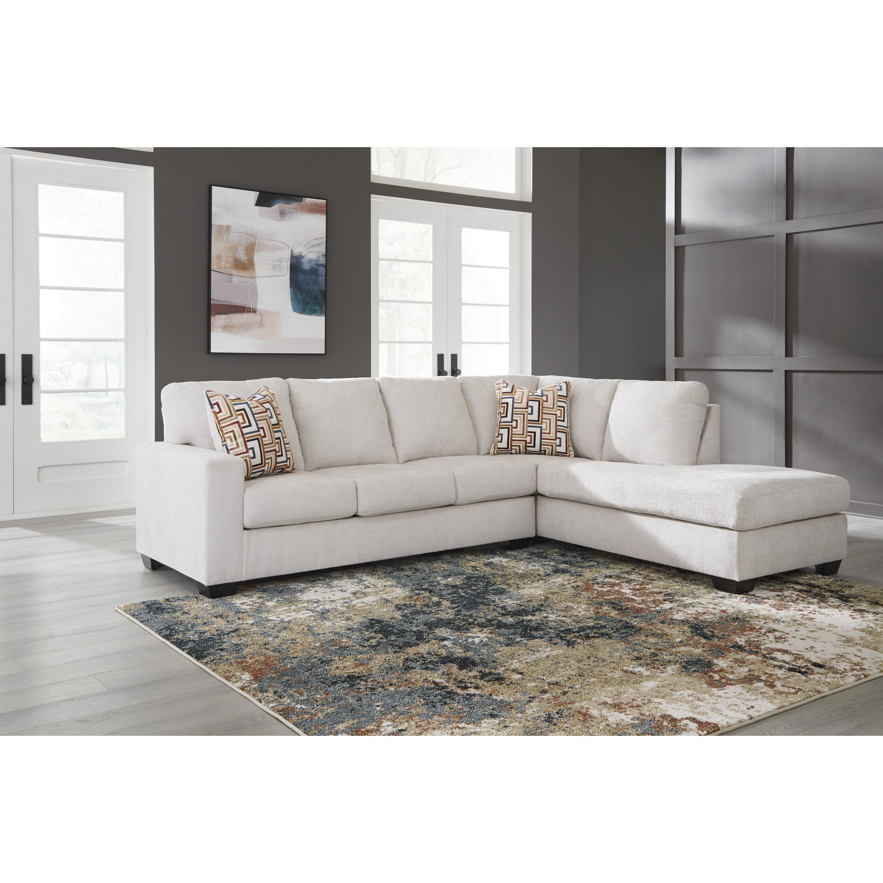 Signature Design by Ashley Aviemore 24305S2 2 pc Sectional with Chaise - Image 3