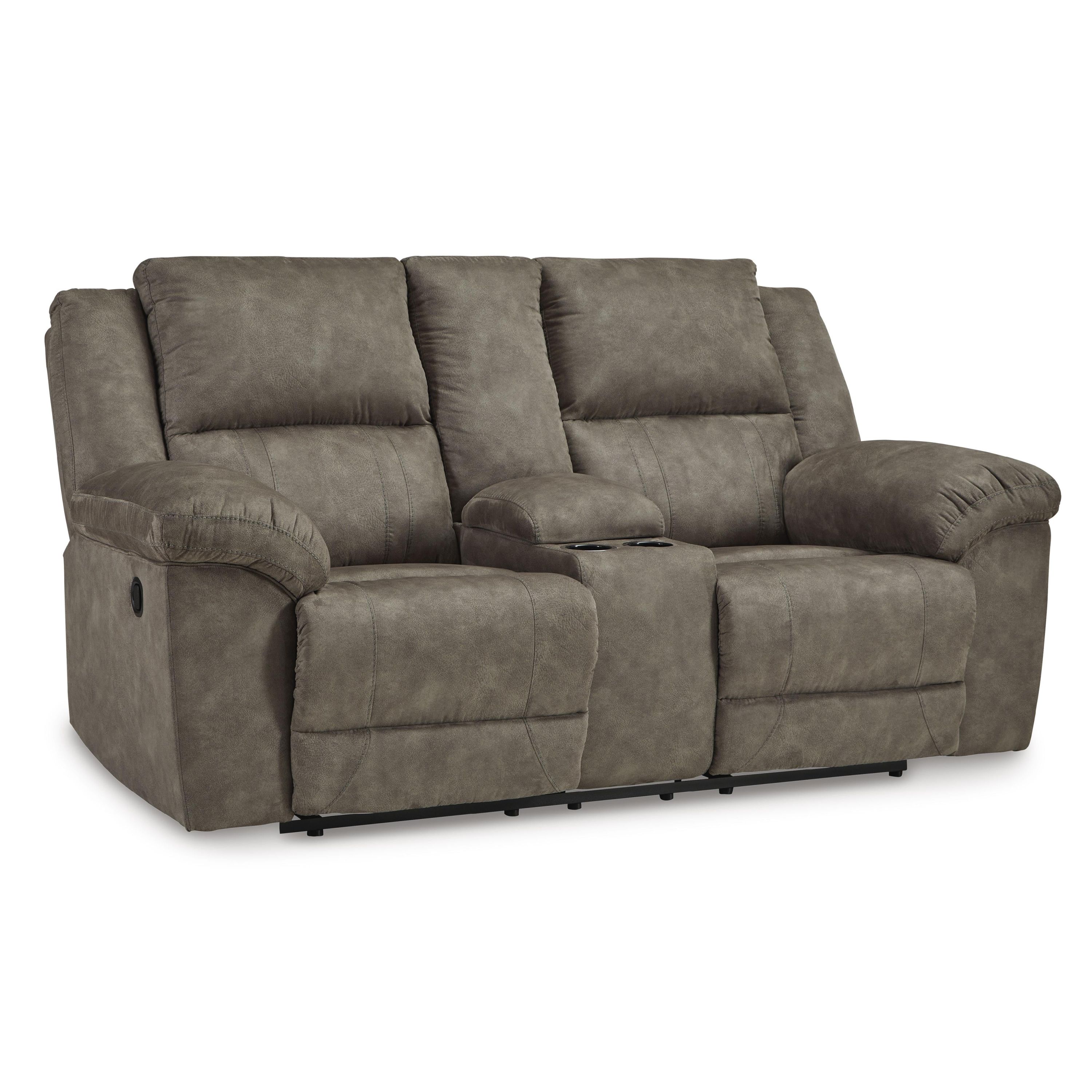 Signature Design by Ashley Laresview 3720394 Double Reclining Loveseat with Console - Image 1