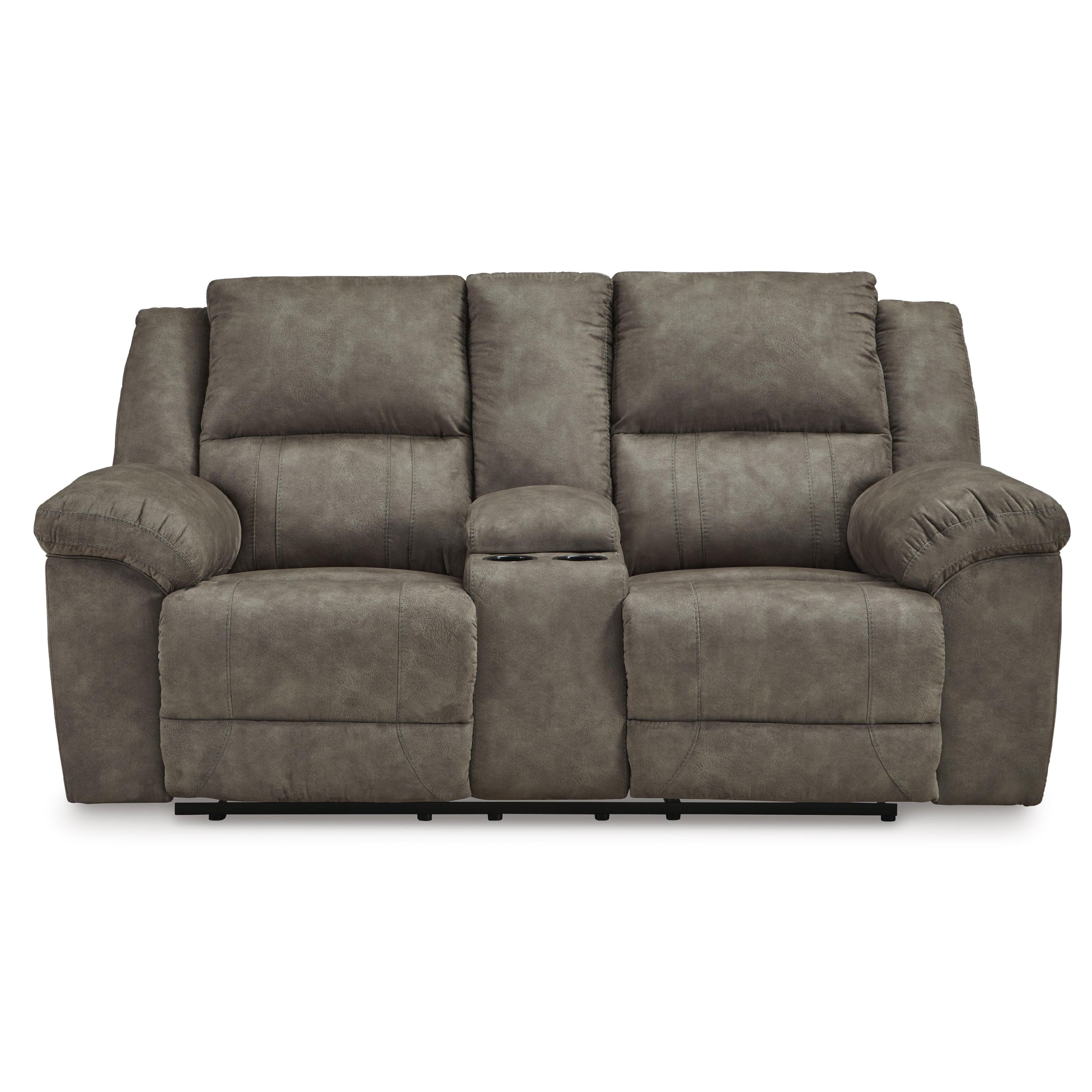 Signature Design by Ashley Laresview 3720394 Double Reclining Loveseat with Console - Image 3