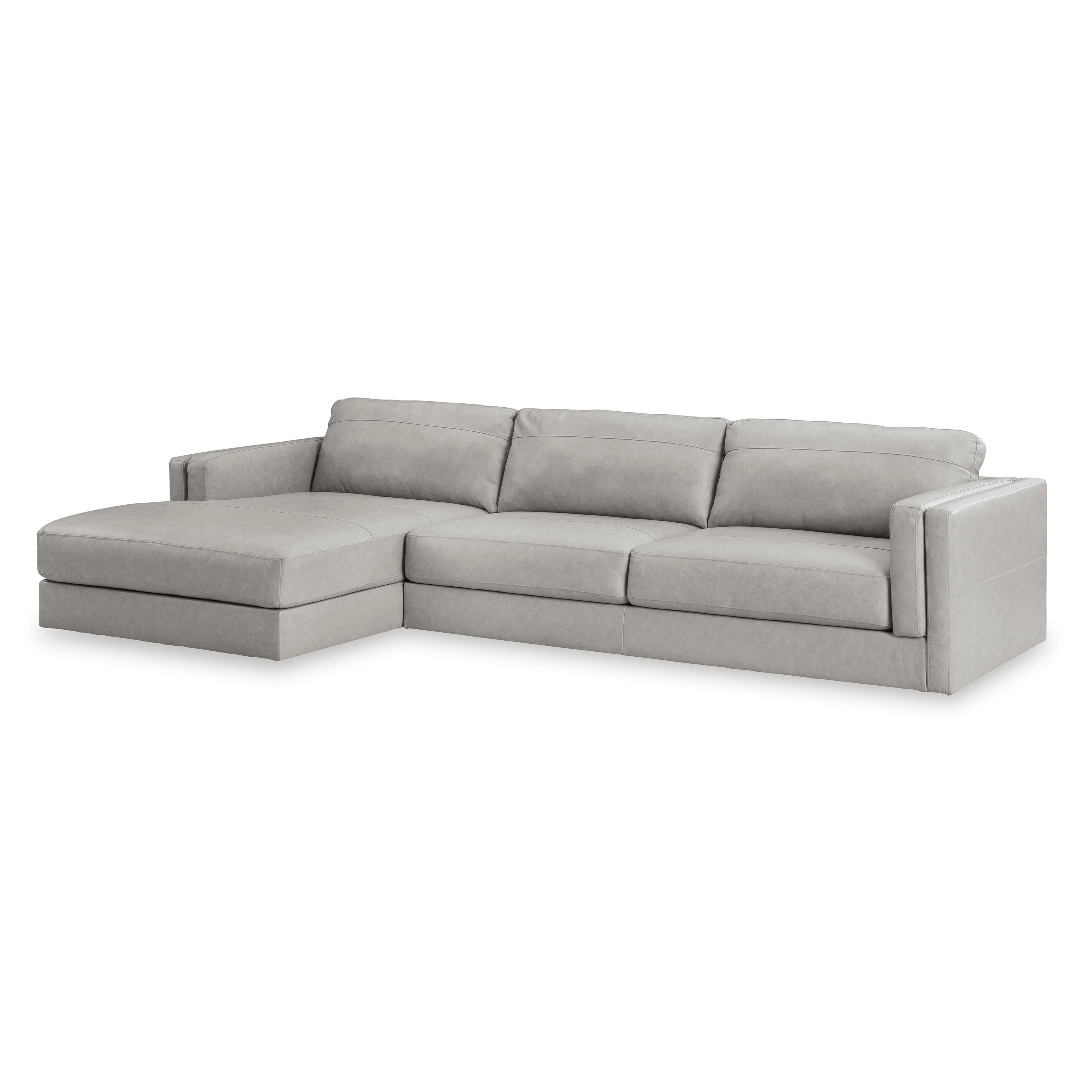 Signature Design by Ashley Amiata 57404S1 2 pc Sectional with Chaise - Image 1