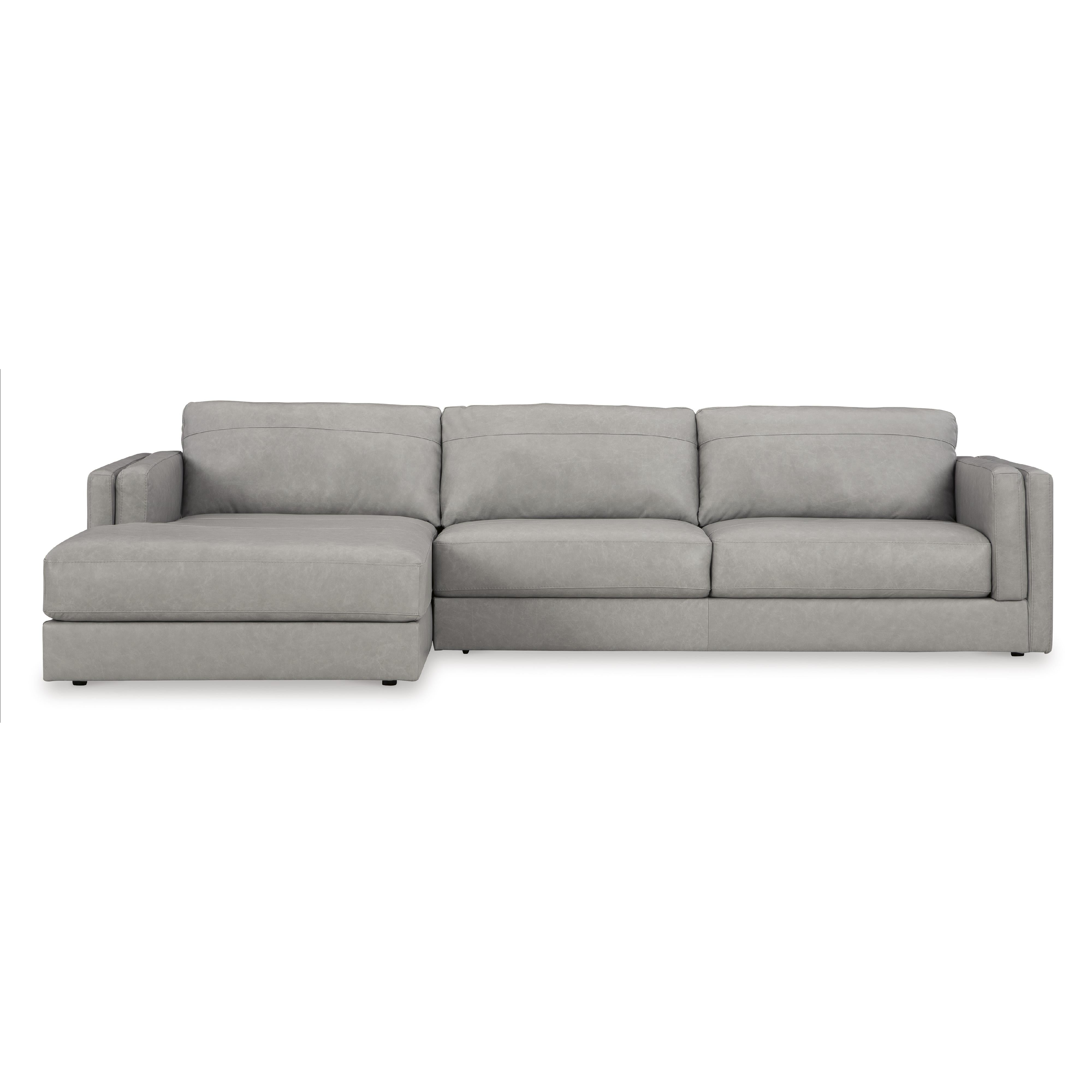 Signature Design by Ashley Amiata 57404S1 2 pc Sectional with Chaise - Image 2