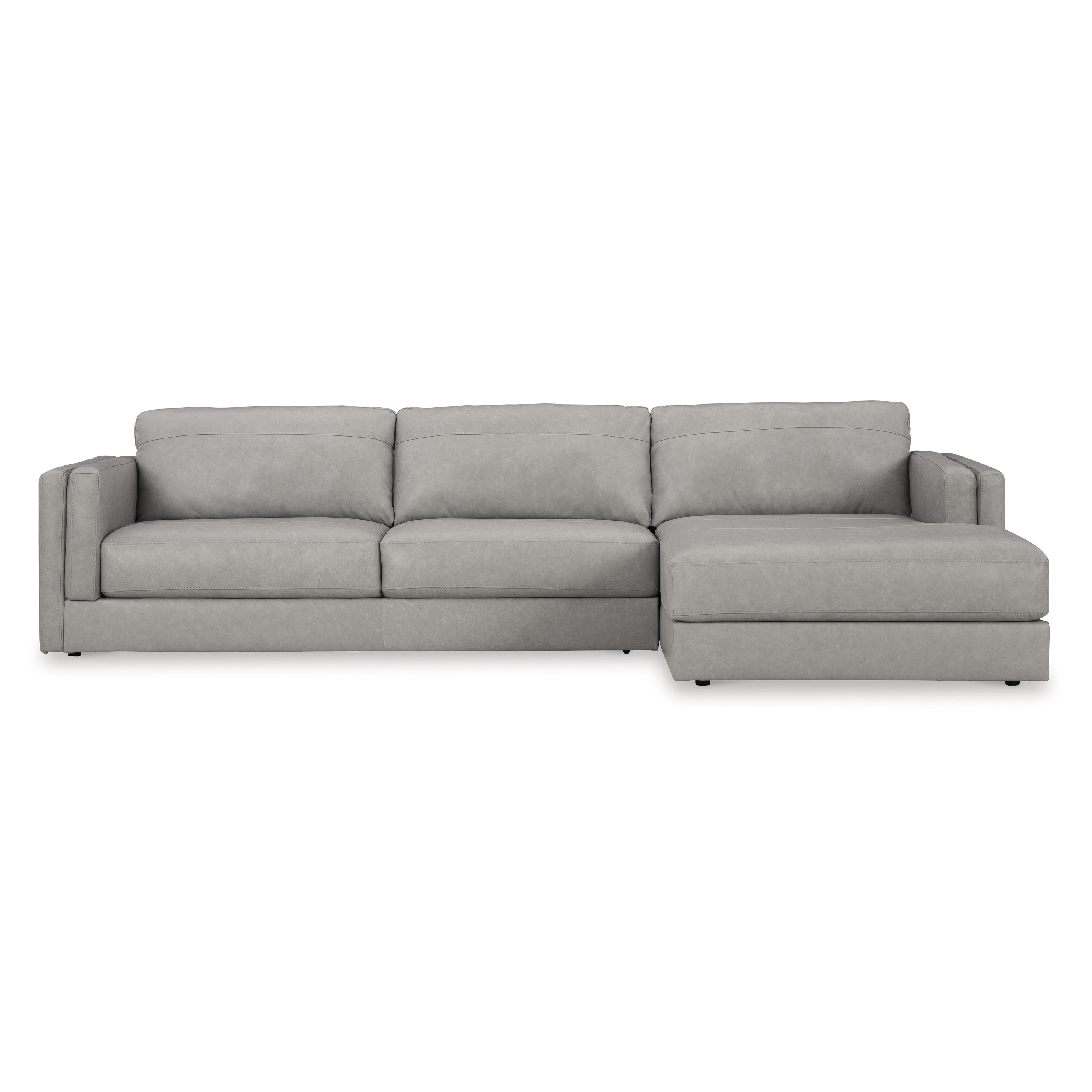 Signature Design by Ashley Amiata 57404S2 2 pc Sectional with Chaise - Image 2