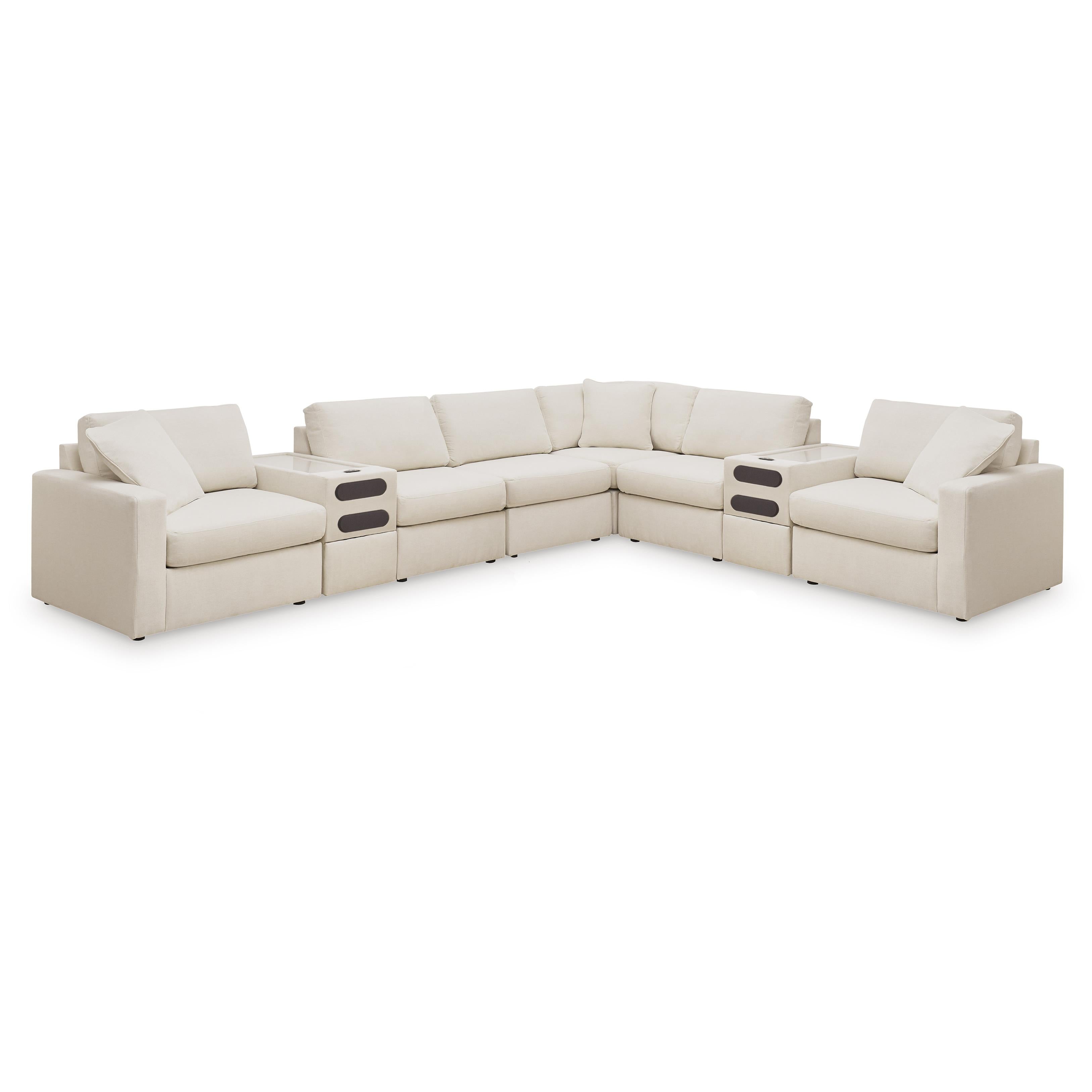Signature Design by Ashley Modmax 92103S16 8 pc Sectional with Audio System - Image 1
