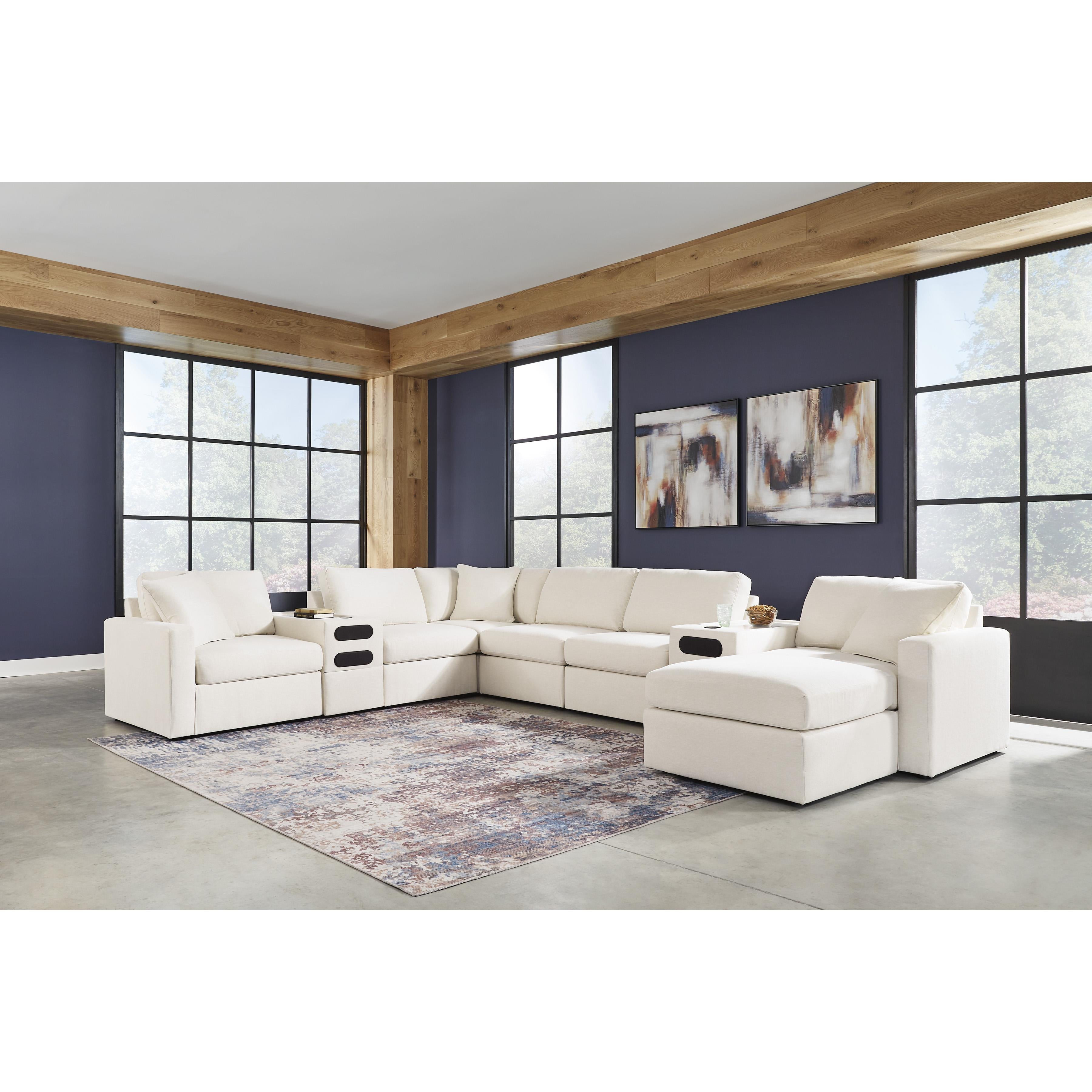 Signature Design by Ashley Modmax 92103S16 8 pc Sectional with Audio System - Image 2