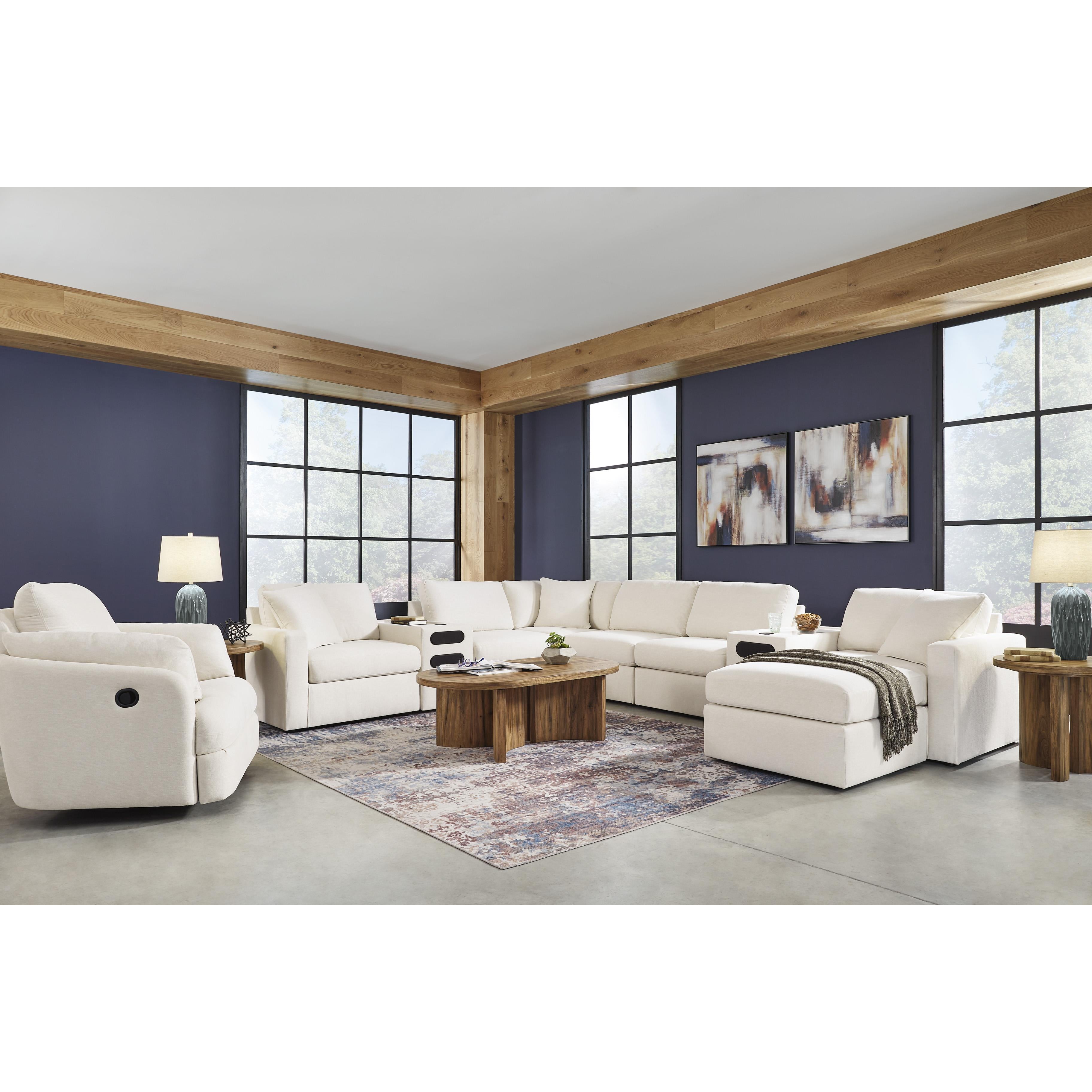 Signature Design by Ashley Modmax 92103S16 8 pc Sectional with Audio System - Image 3