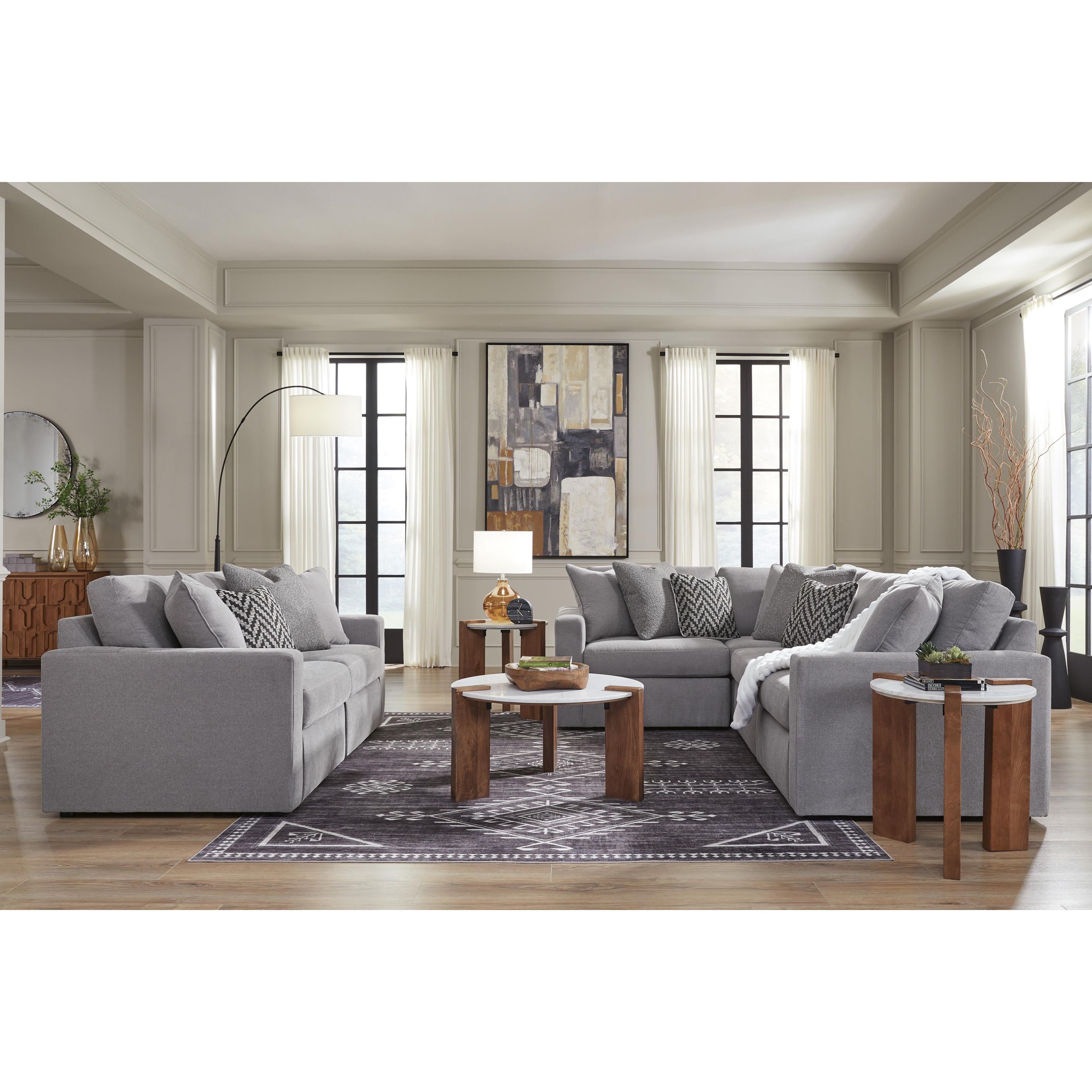 Signature Design by Ashley Modmax 92104S1 2 pc Sectional Loveseat - Image 3