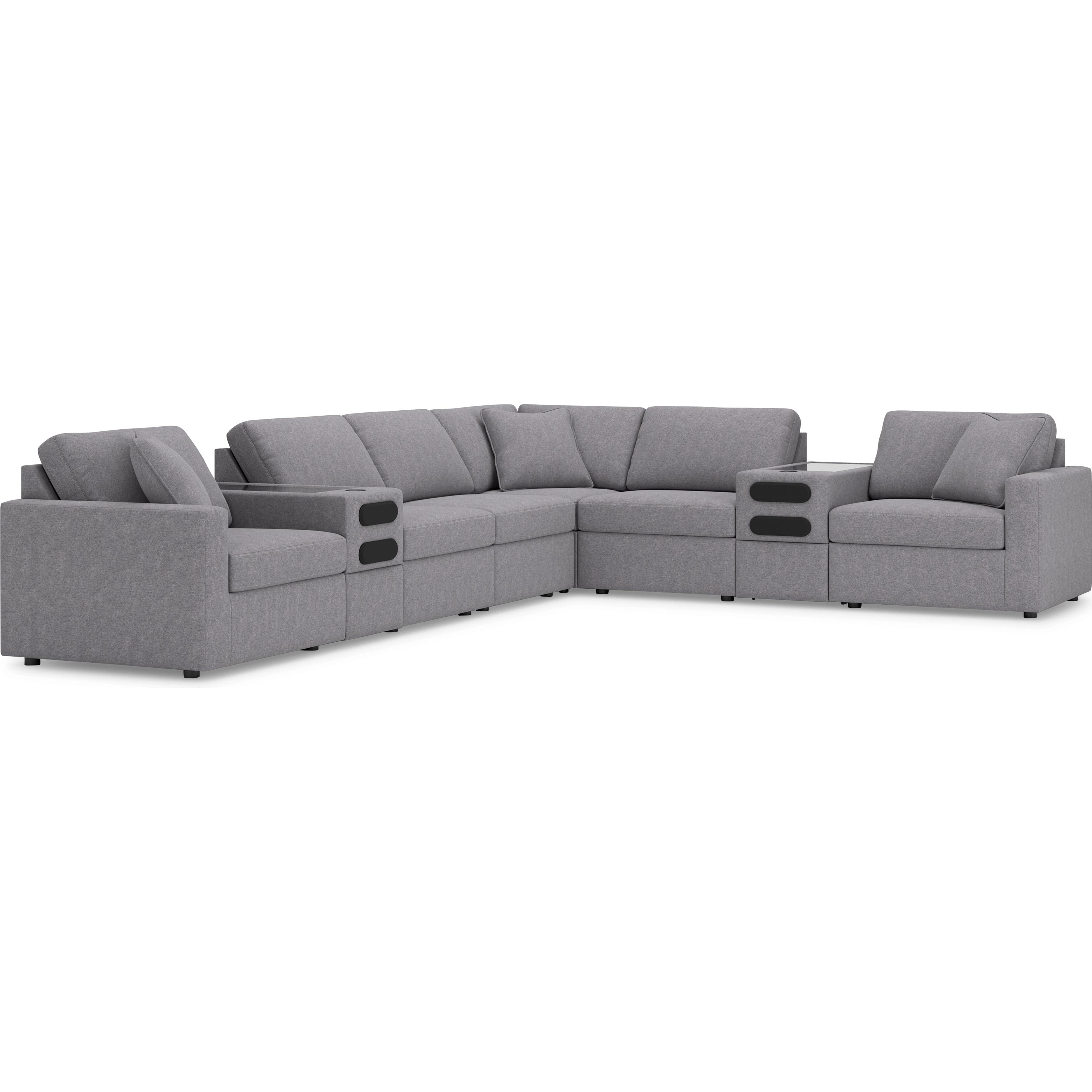 Signature Design by Ashley Modmax 92104S16 8 pc Sectional with Audio System - Image 1