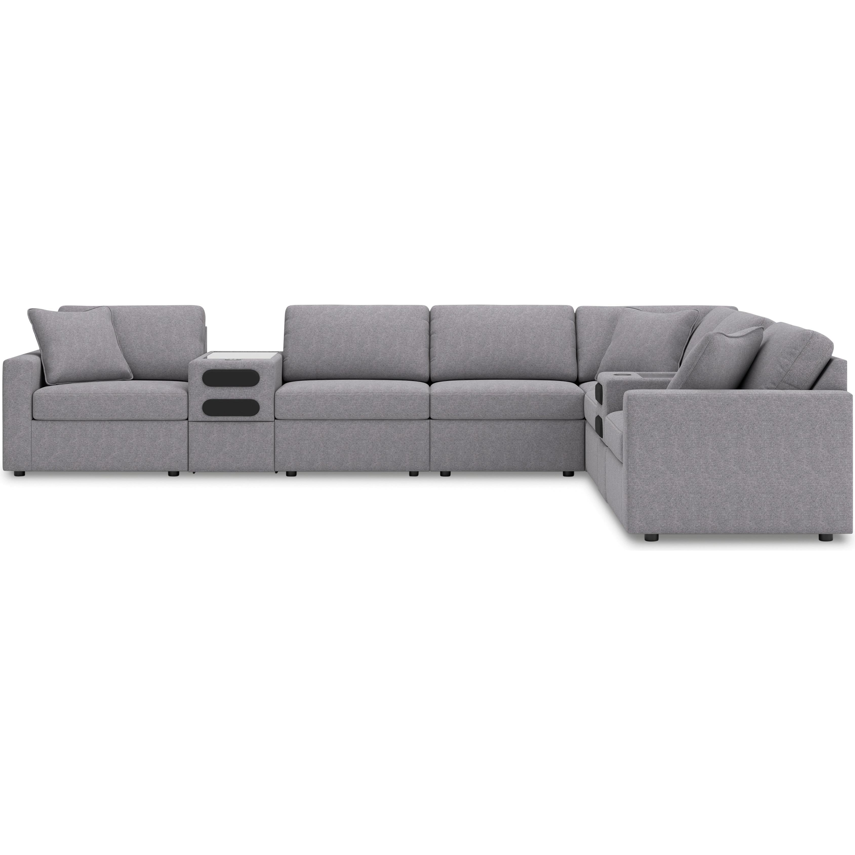 Signature Design by Ashley Modmax 92104S16 8 pc Sectional with Audio System - Image 2