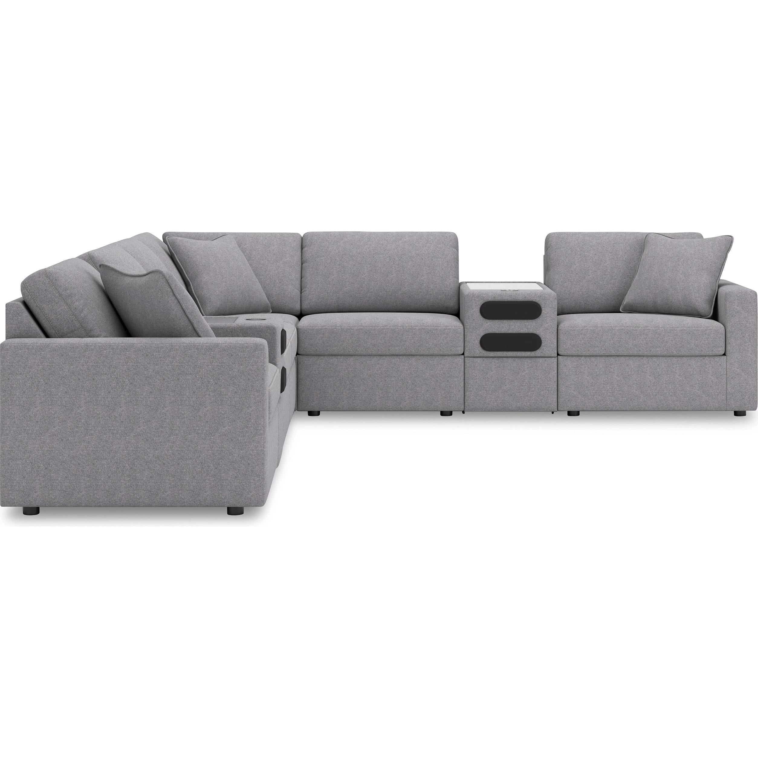 Signature Design by Ashley Modmax 92104S16 8 pc Sectional with Audio System - Image 3