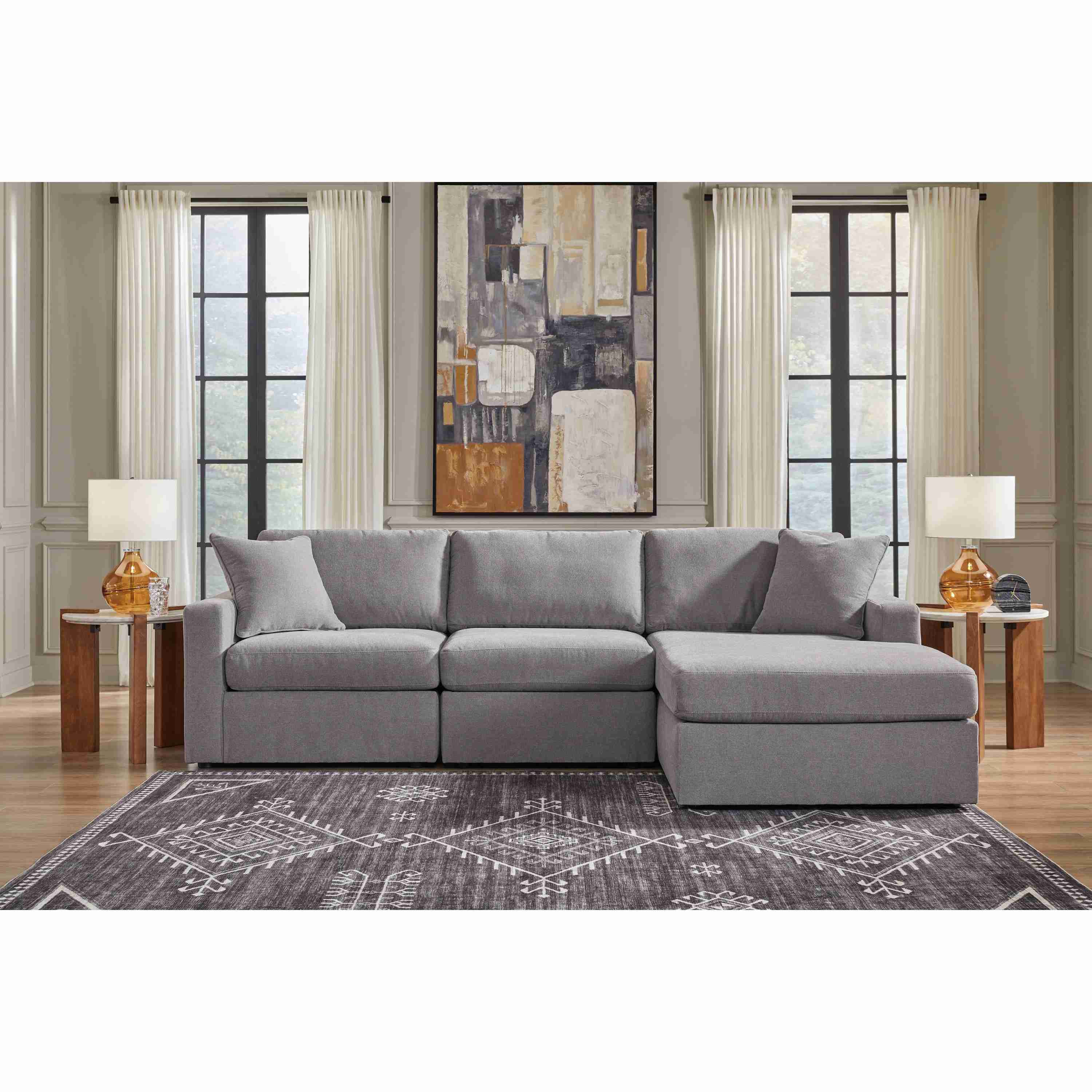 Signature Design by Ashley Modmax 92104S18 3 pc Sectional Chaise Sofa - Image 2