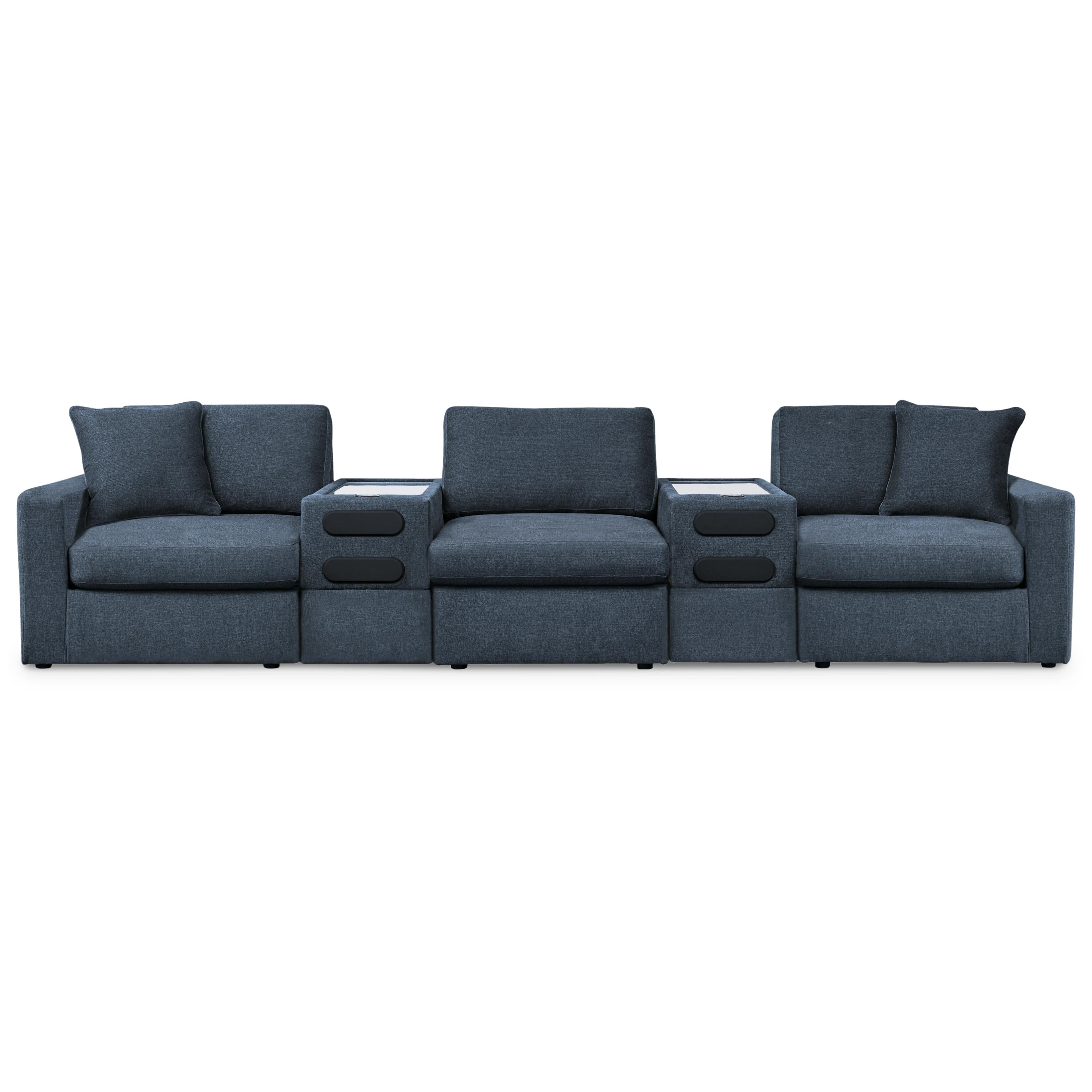 Signature Design by Ashley Modmax 92121S15 5 pc Sectional with Audio System - Image 1
