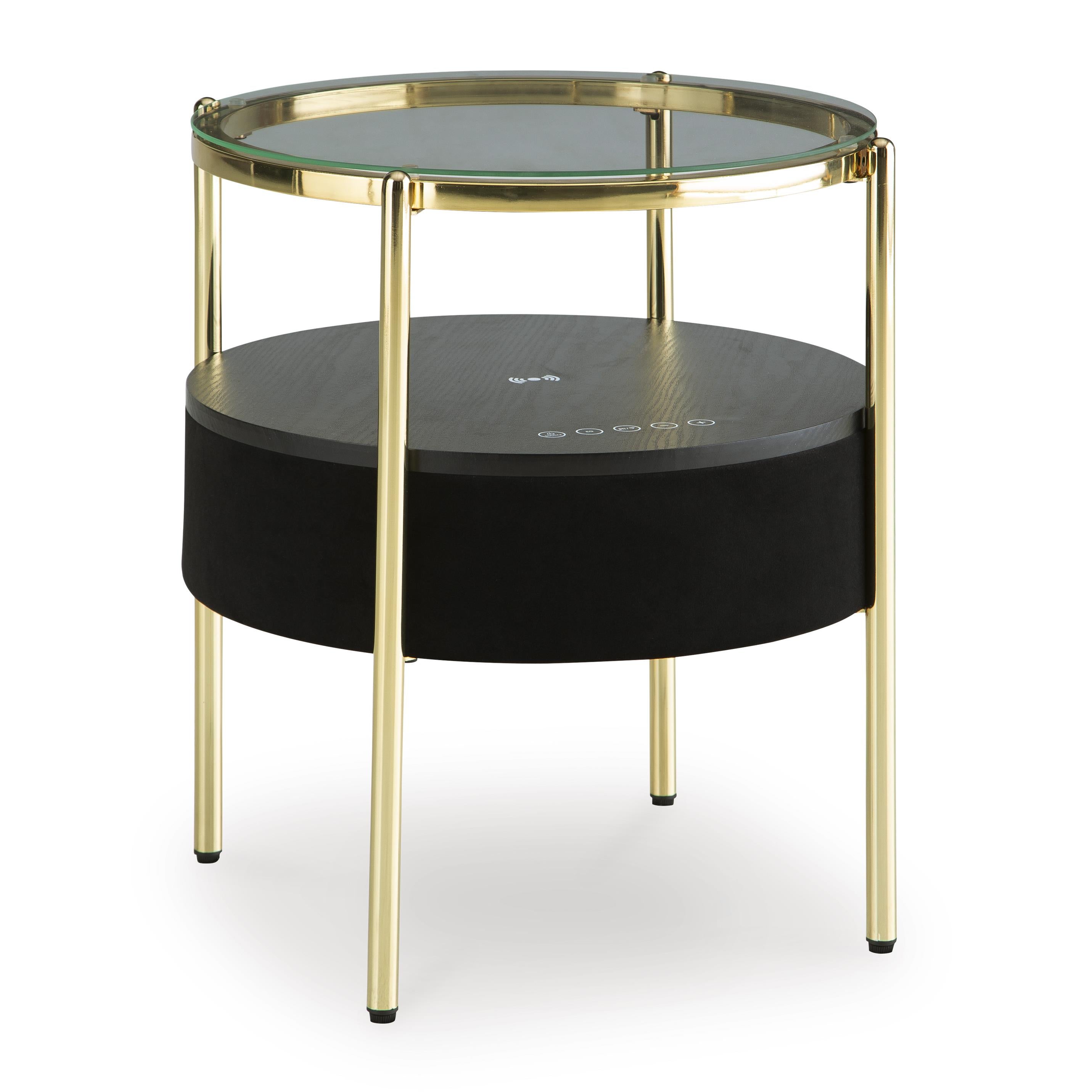 Signature Design by Ashley Nedman A4000669 Accent Table with Speaker - Image 1