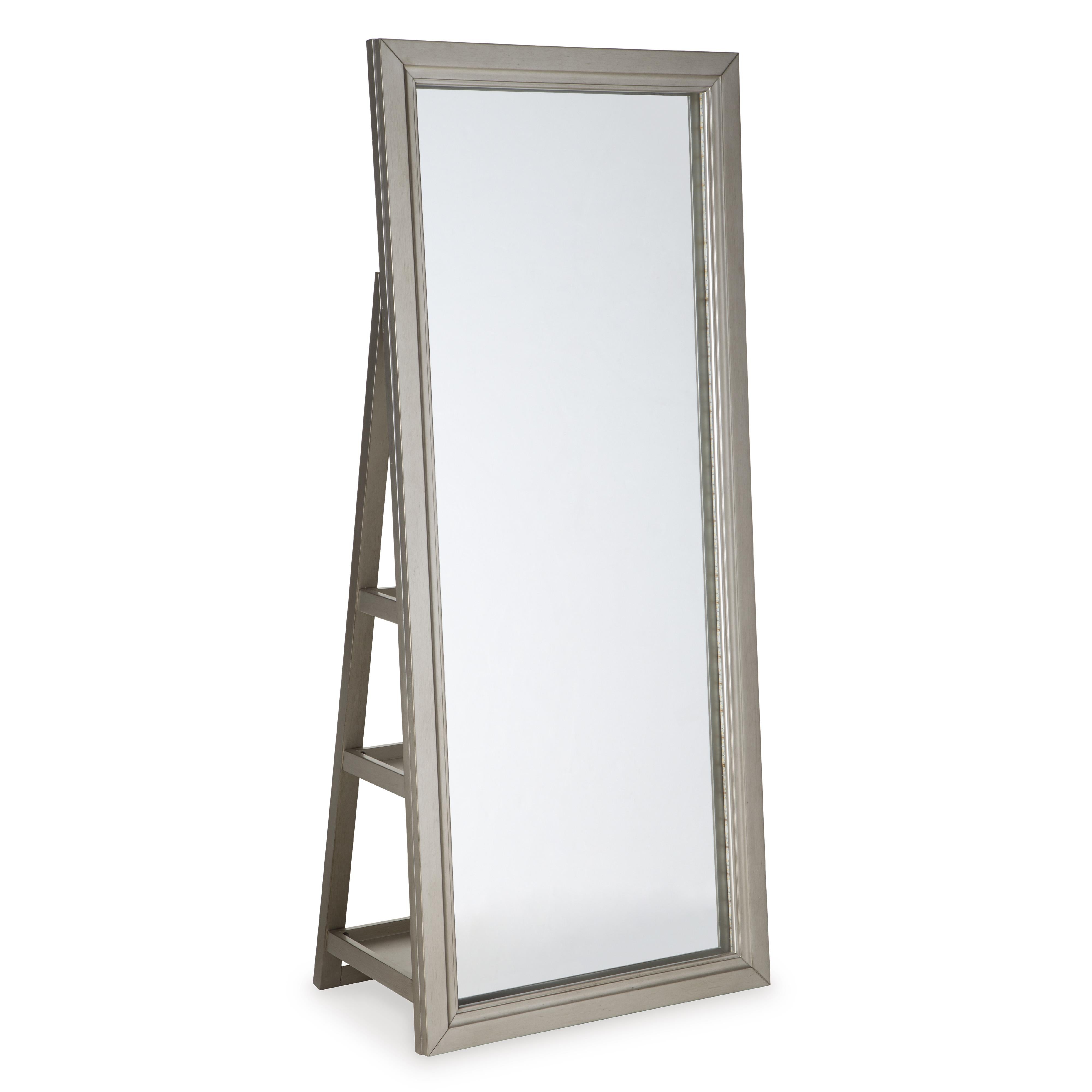Signature Design by Ashley Evesen A8010379 Floor Standing Mirror with Storage