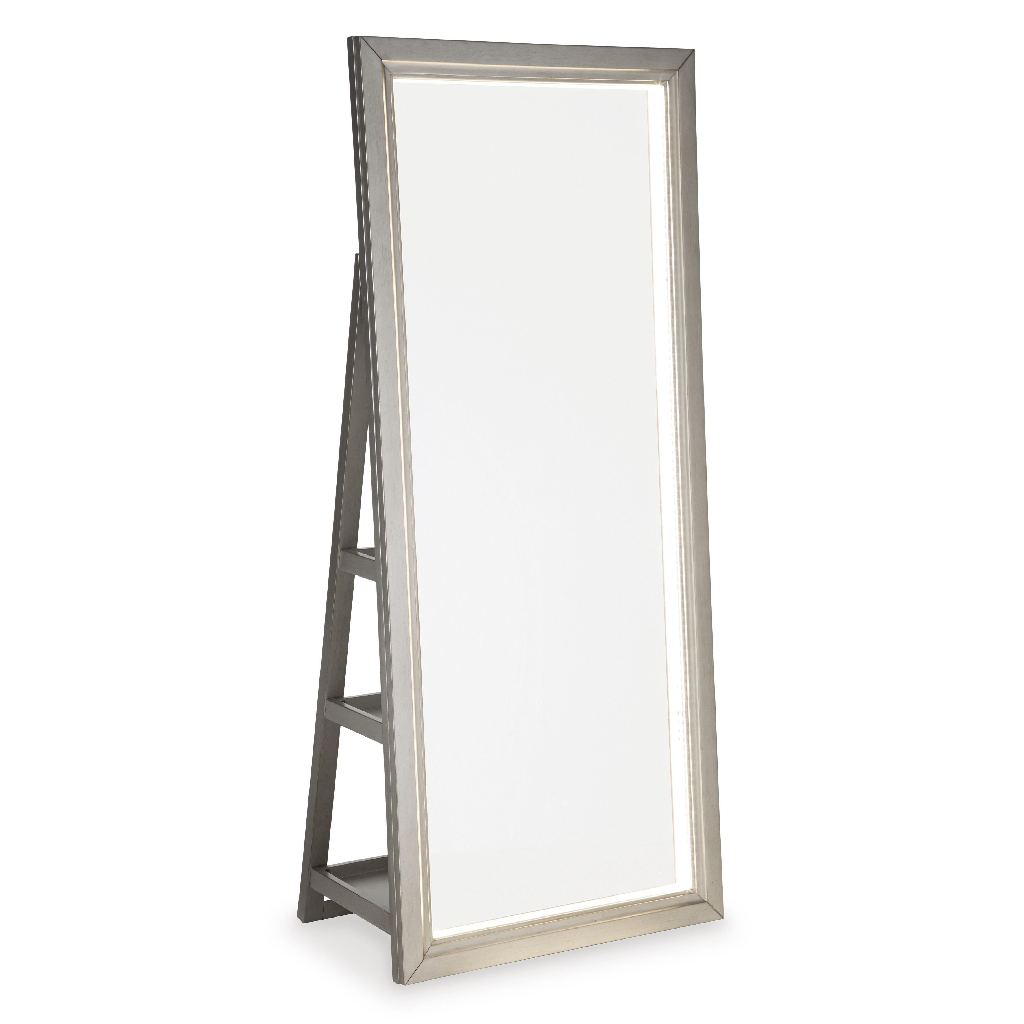 Signature Design by Ashley Evesen A8010379 Floor Standing Mirror with Storage - Image 2