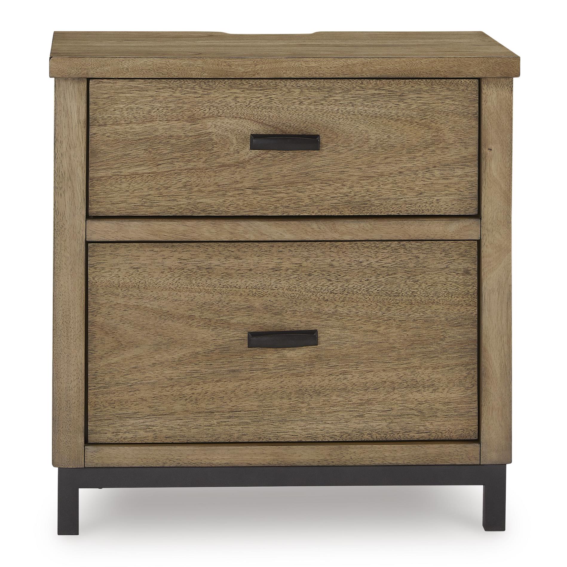 Benchcraft Tomtyn B622-92 Two Drawer Night Stand - Image 3