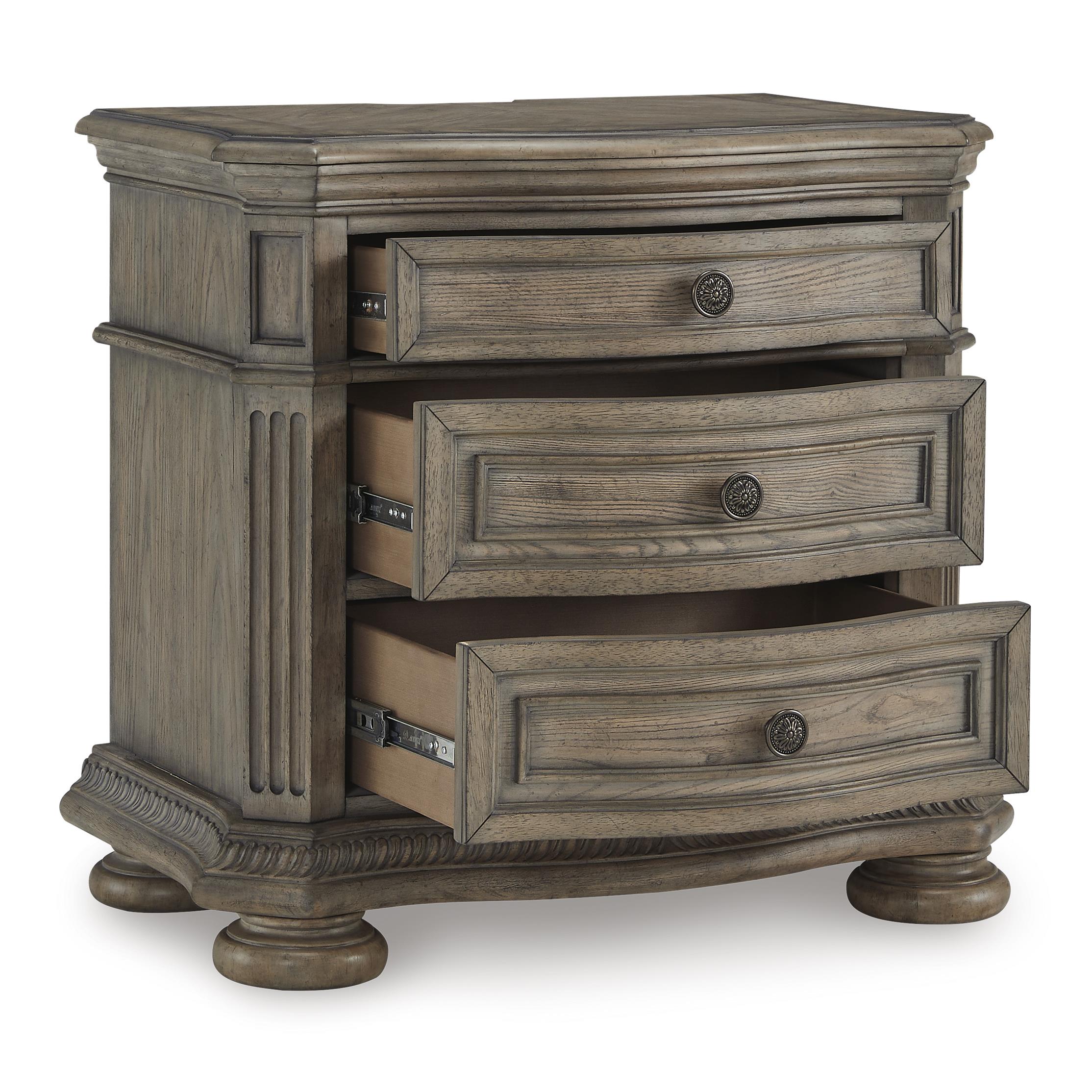Signature Design by Ashley Ardenfield B944-93 Three Drawer Night Stand - Image 2