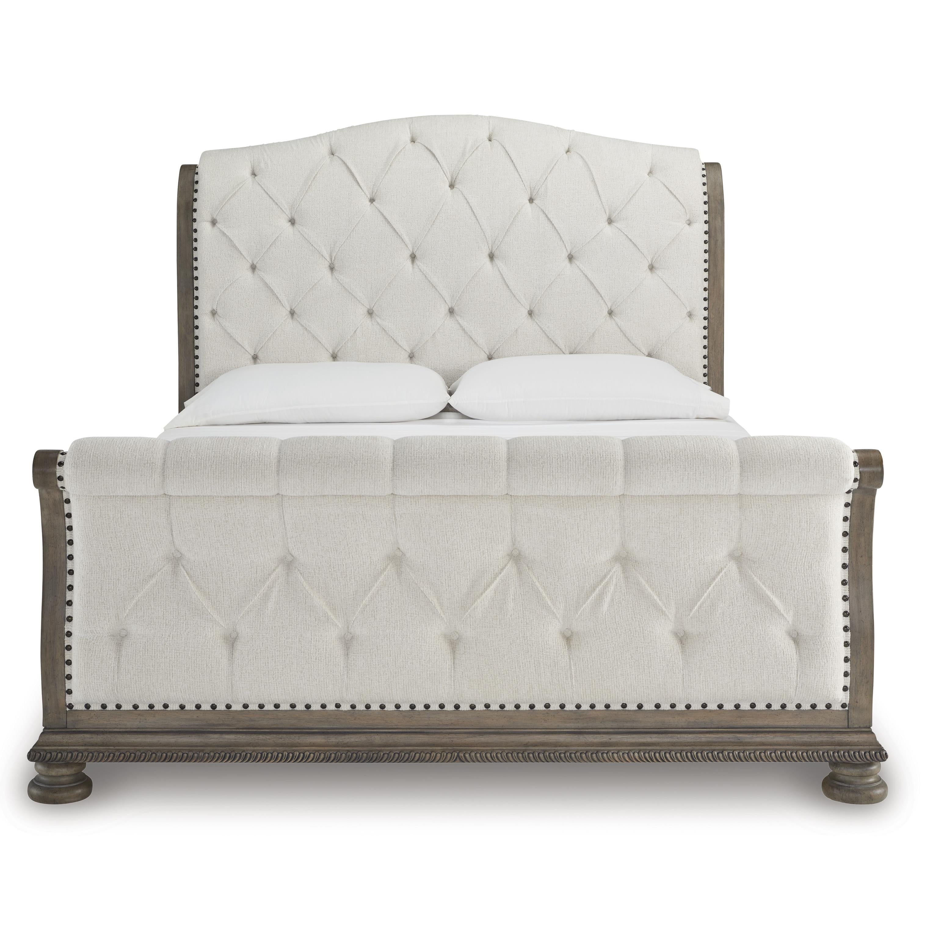 Signature Design by Ashley Ardenfield B944B5 California King Upholstered Sleigh Bed - Image 2