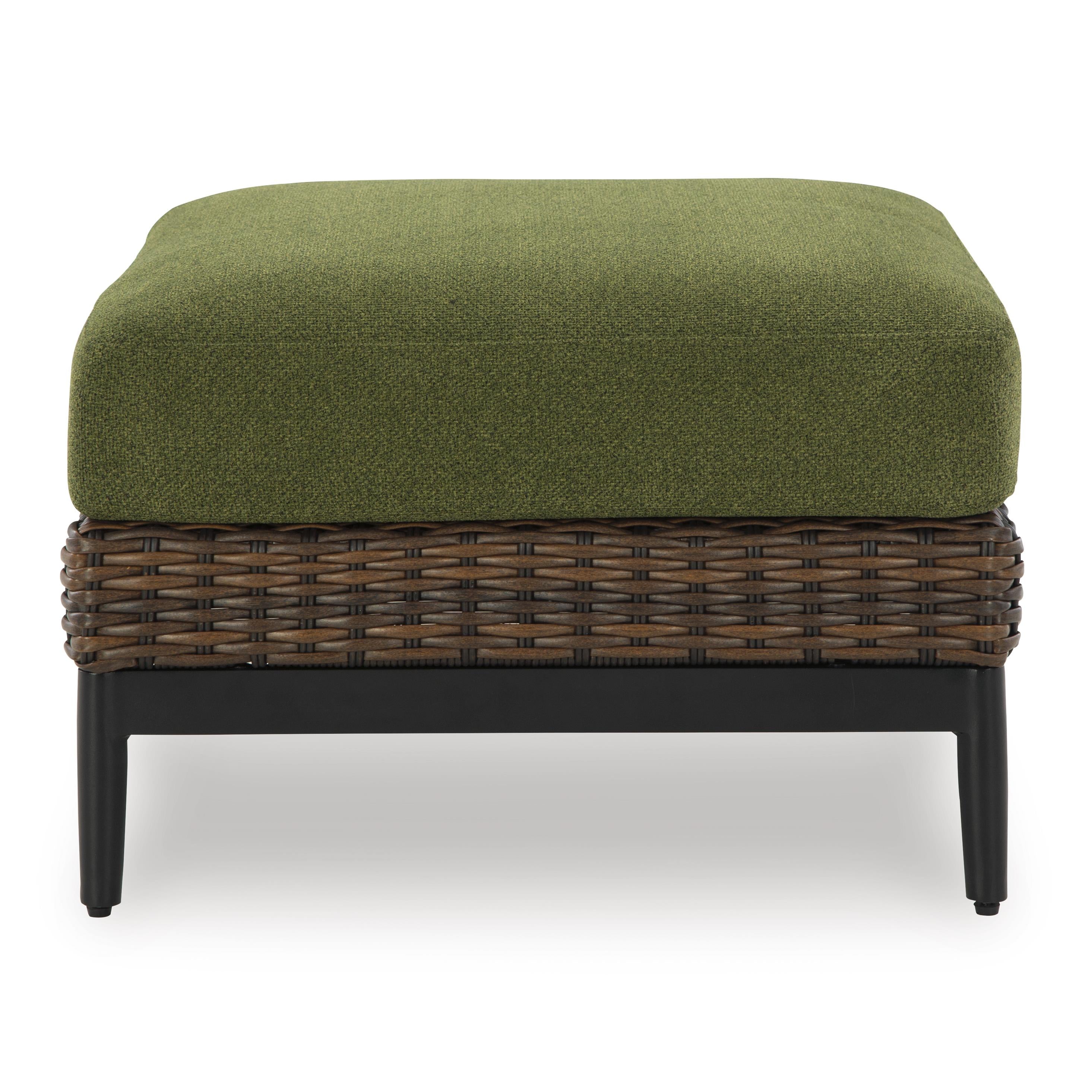 Signature Design by Ashley Horizon Hall P572-814 Ottoman with Cushion - Image 2