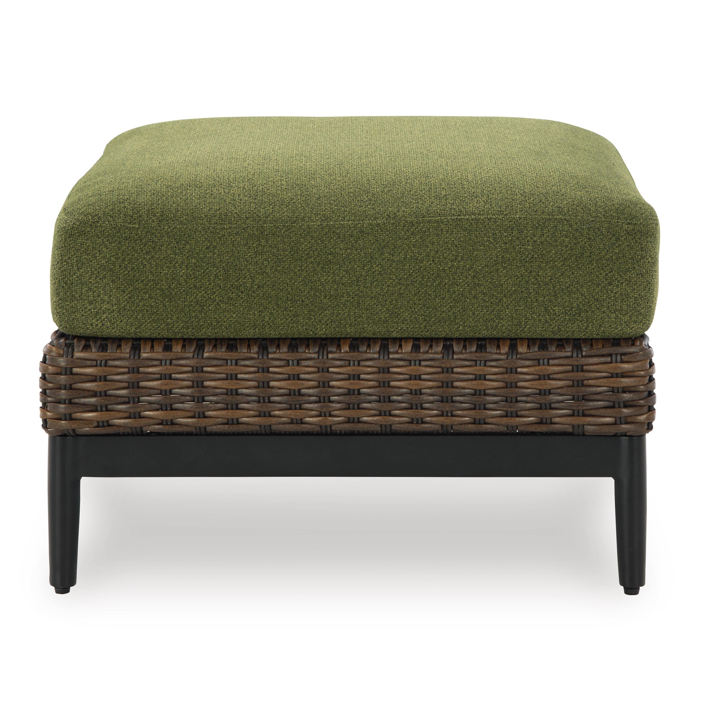 Signature Design by Ashley Horizon Hall P572-814 Ottoman with Cushion - Image 3