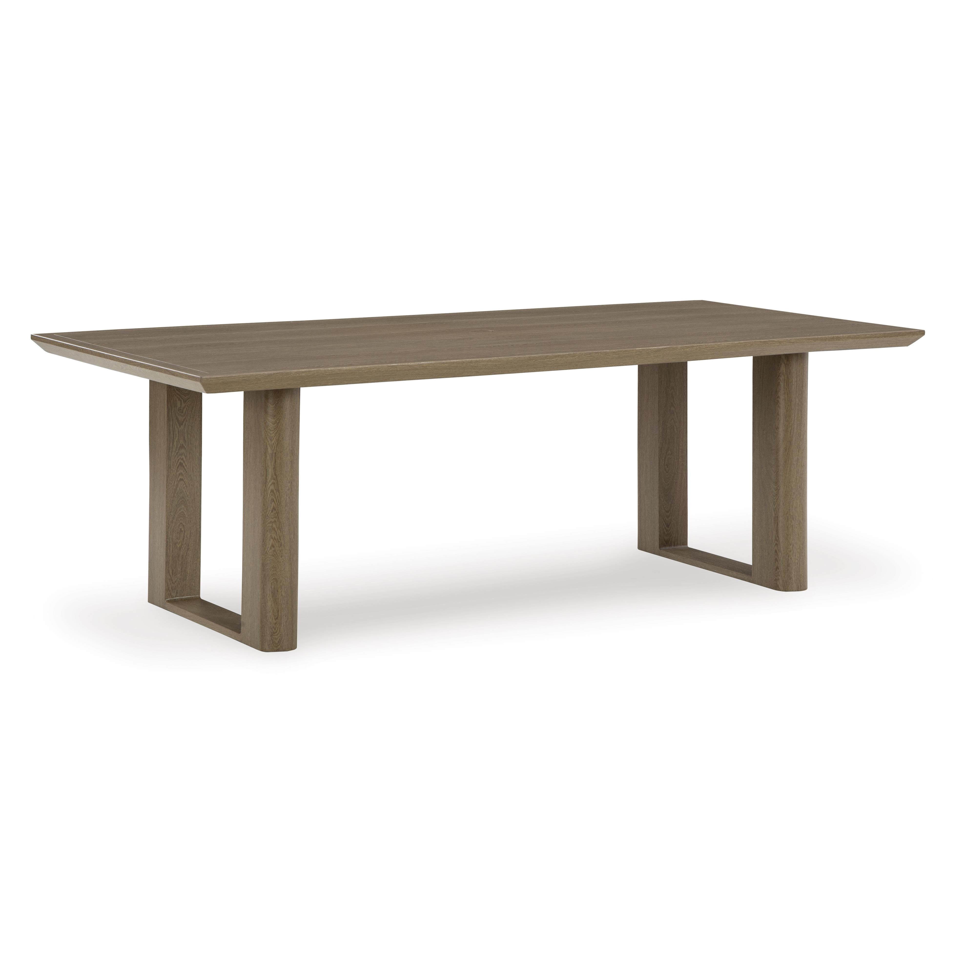 Signature Design by Ashley Serene Bay P671-625 Rectangular Dining Table with Umbrella Option - Image 1