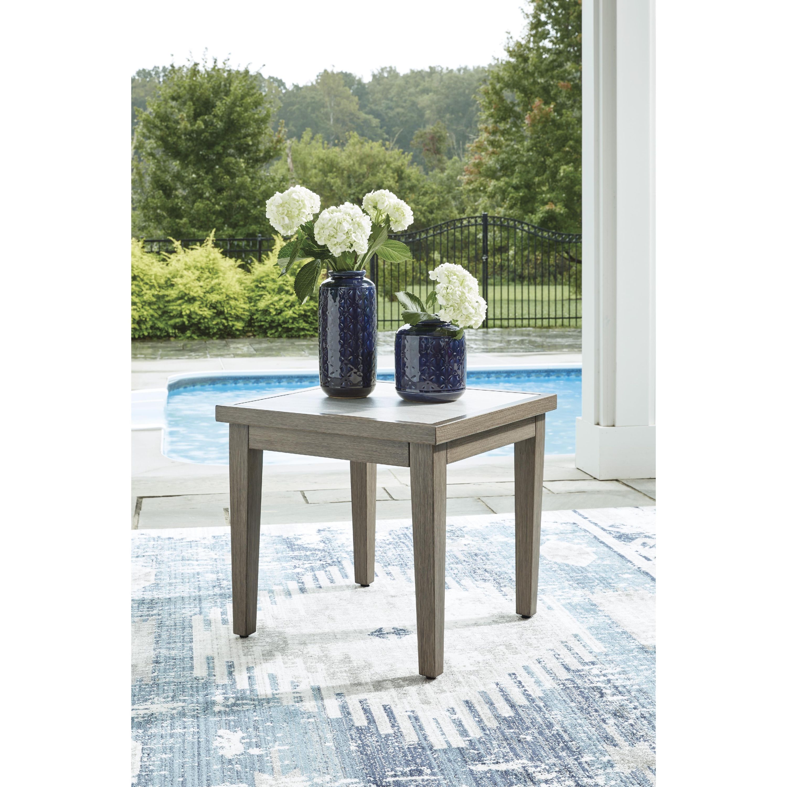 Signature Design by Ashley Rainier Ranch P701-702 Square End Table - Image 3