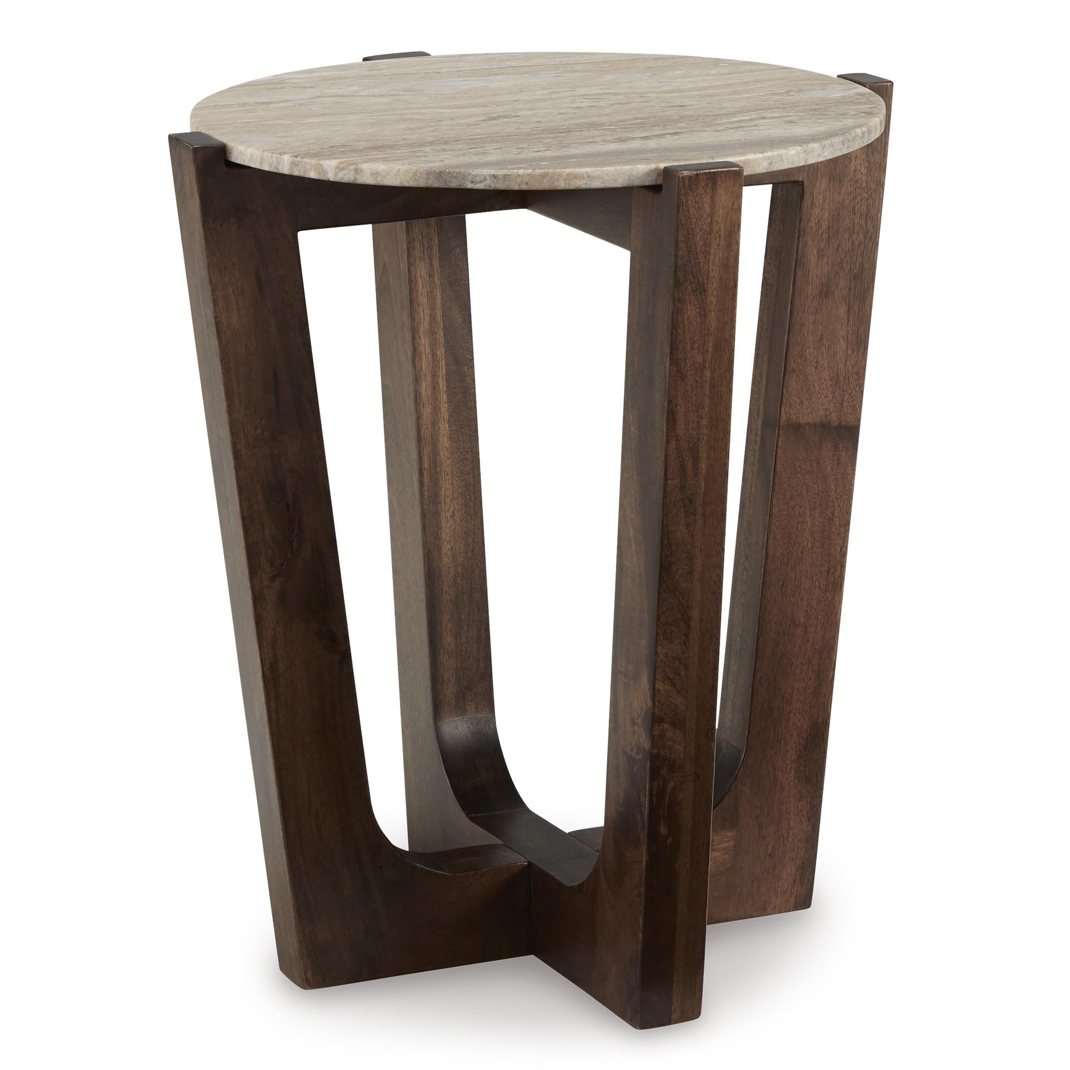 Signature Design by Ashley Tanidore T667-6 Round End Table - Image 1
