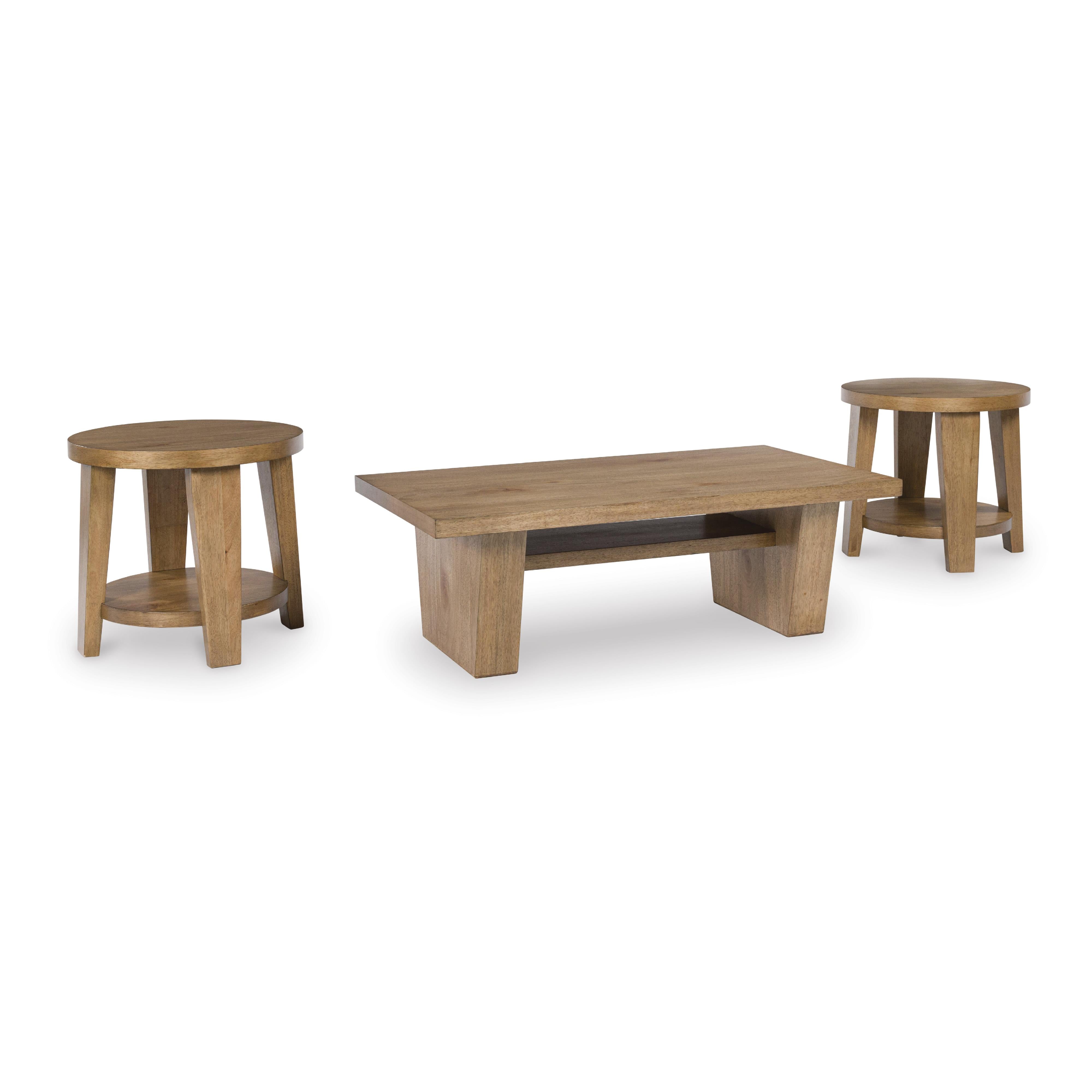 Signature Design by Ashley Kristiland T674T1 Coffee Table and 2 End Tables - Image 1