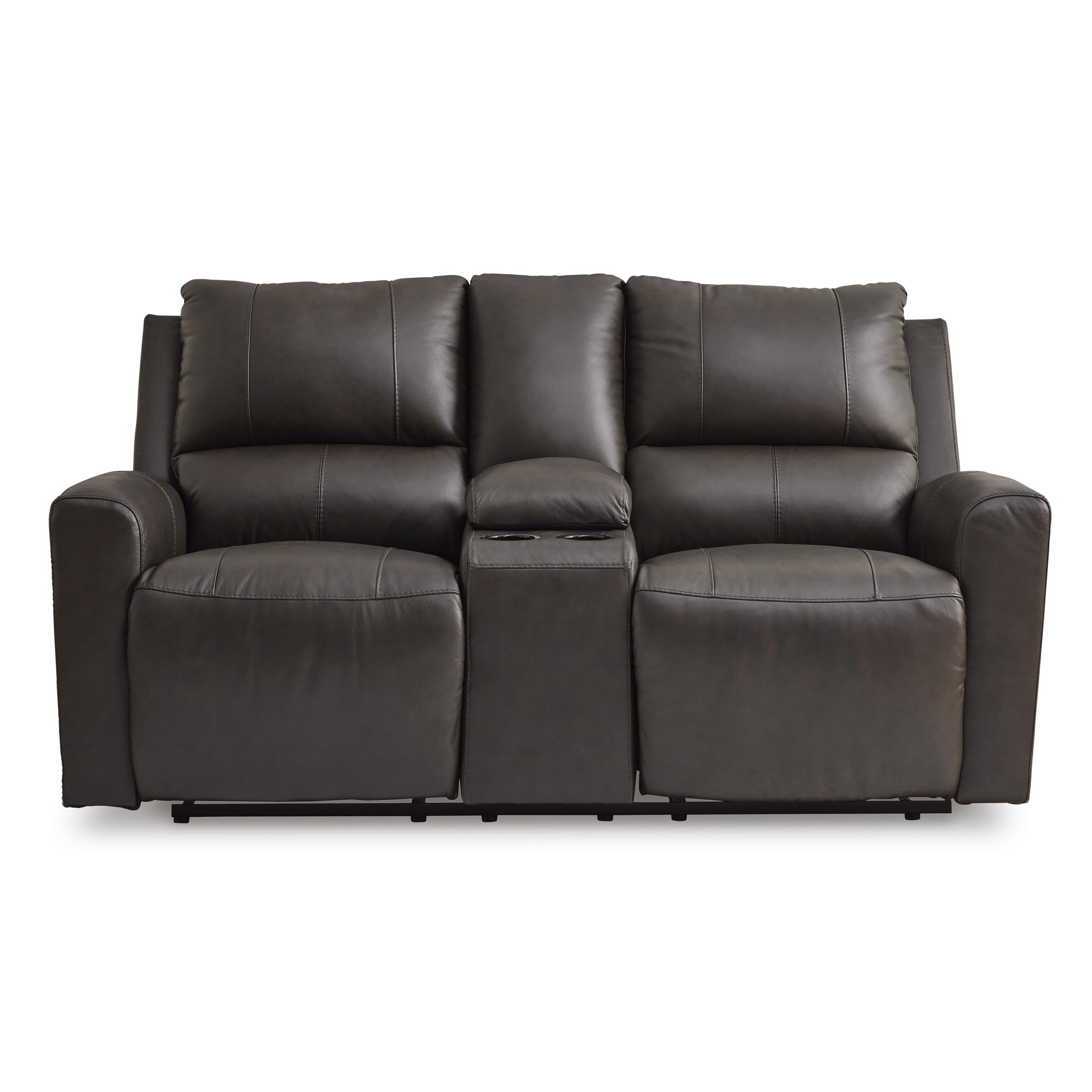 Signature Design by Ashley Boxmere U1310096 Double Reclining Power Loveseat with Console - Image 3