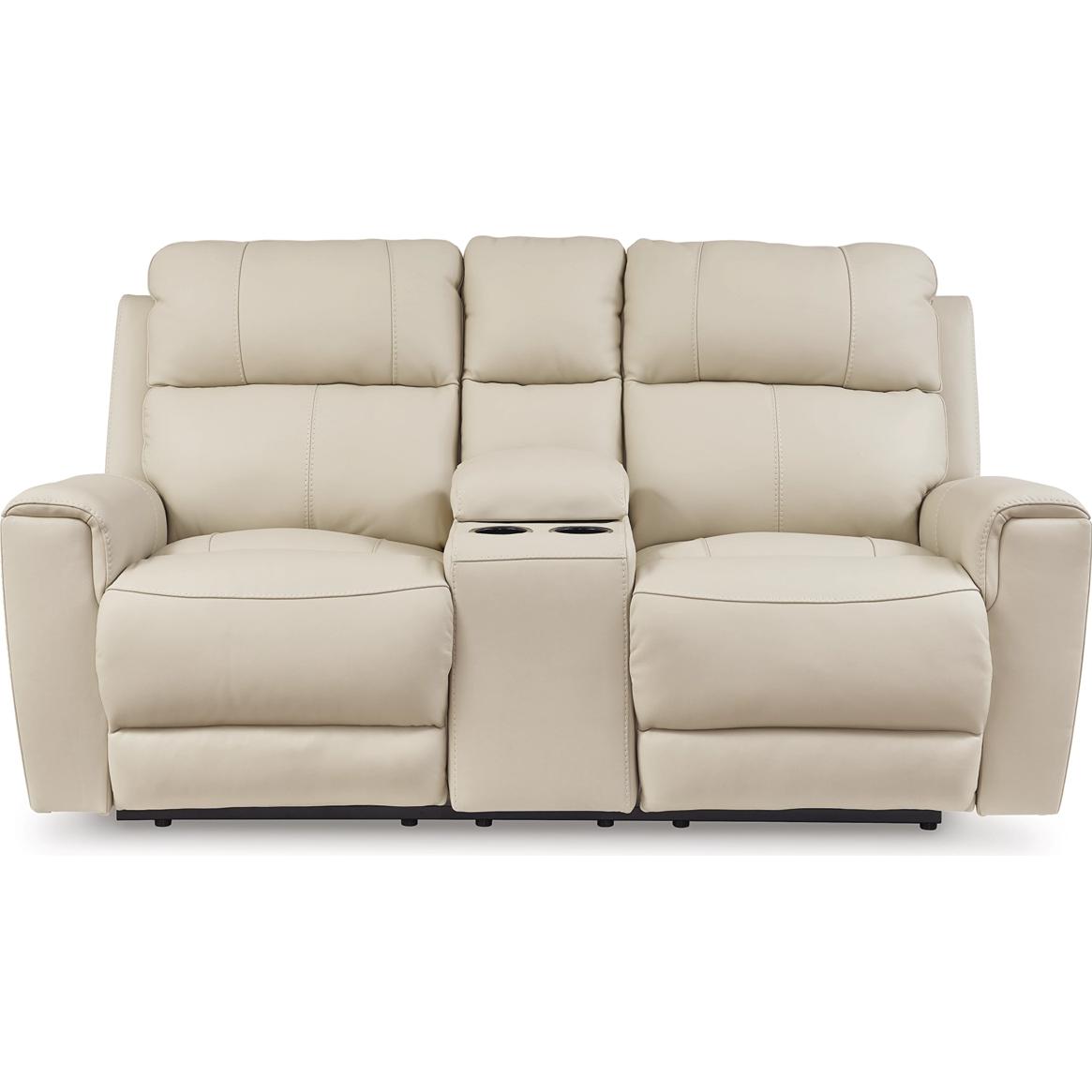 Signature Design by Ashley Dahlmoore U1320096 Double Reclining Power Loveseat with Console - Image 3