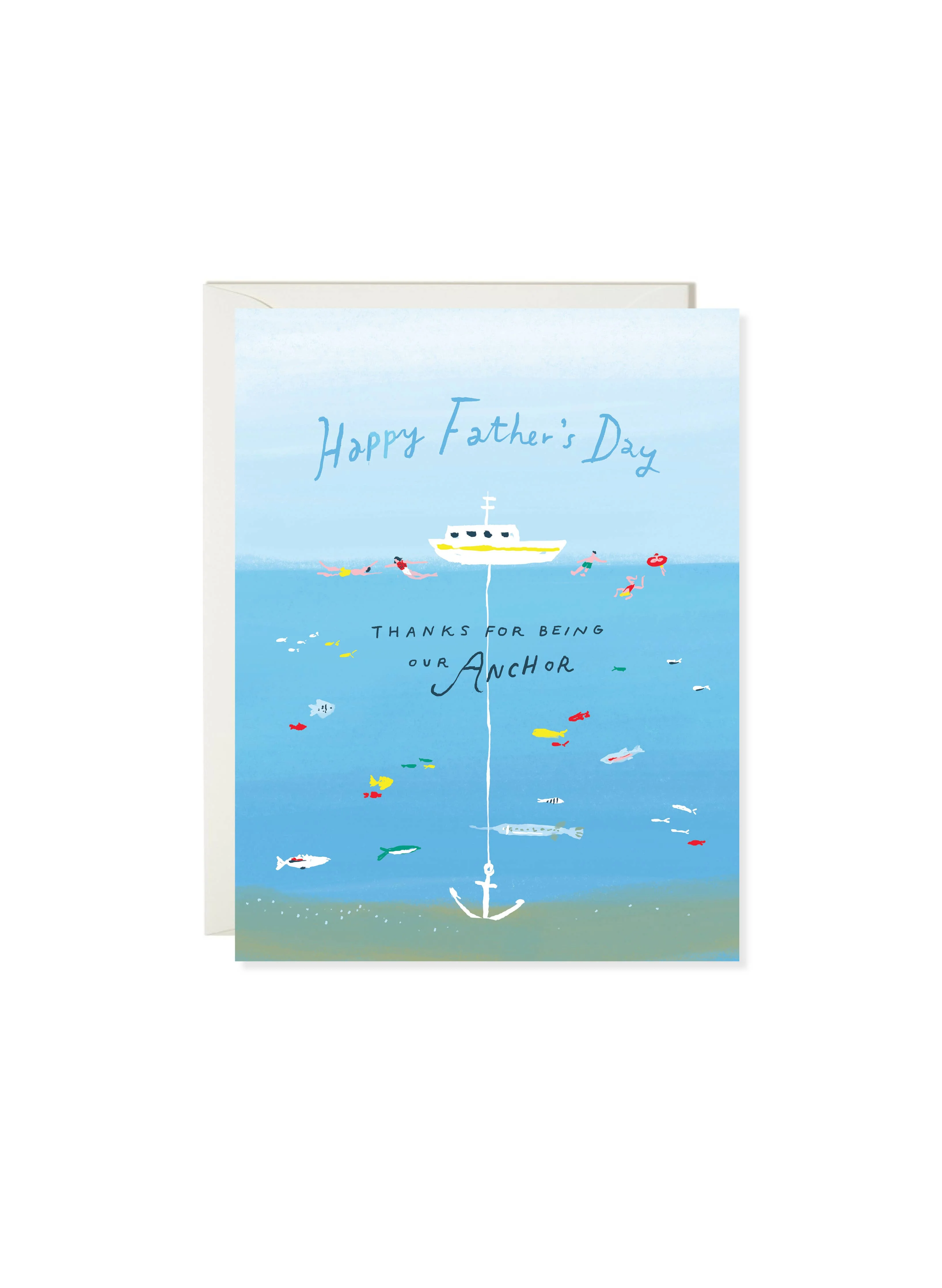 Anchor Dad – Father’s Day Card | Nautical Father’s Day Card