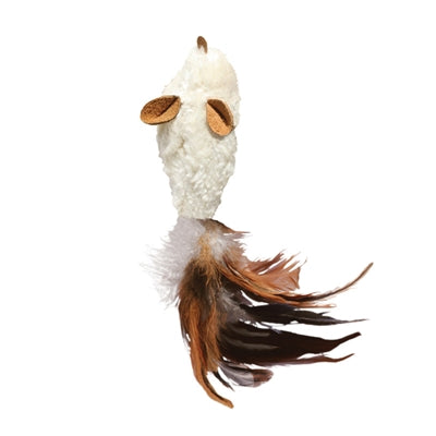 Kong Cat Catnip Feather Mouse - Image 1