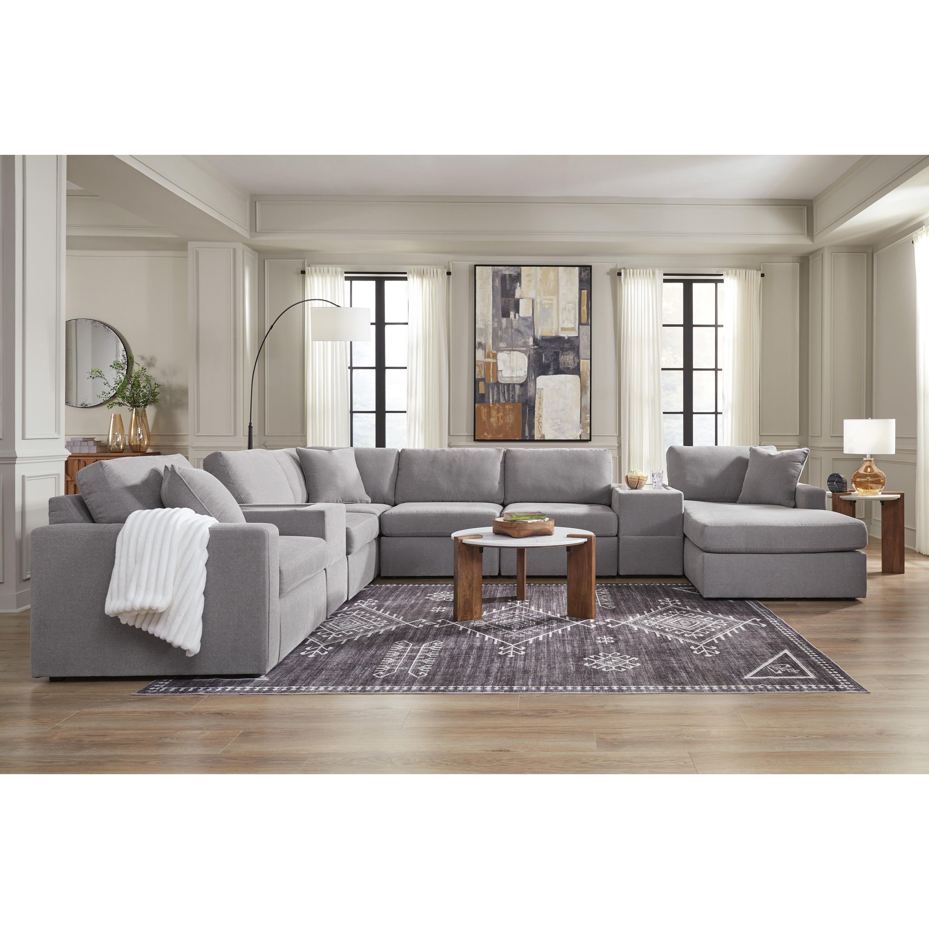Signature Design by Ashley Modmax 92104S42 8 pc Sectional with Chaise - Image 3