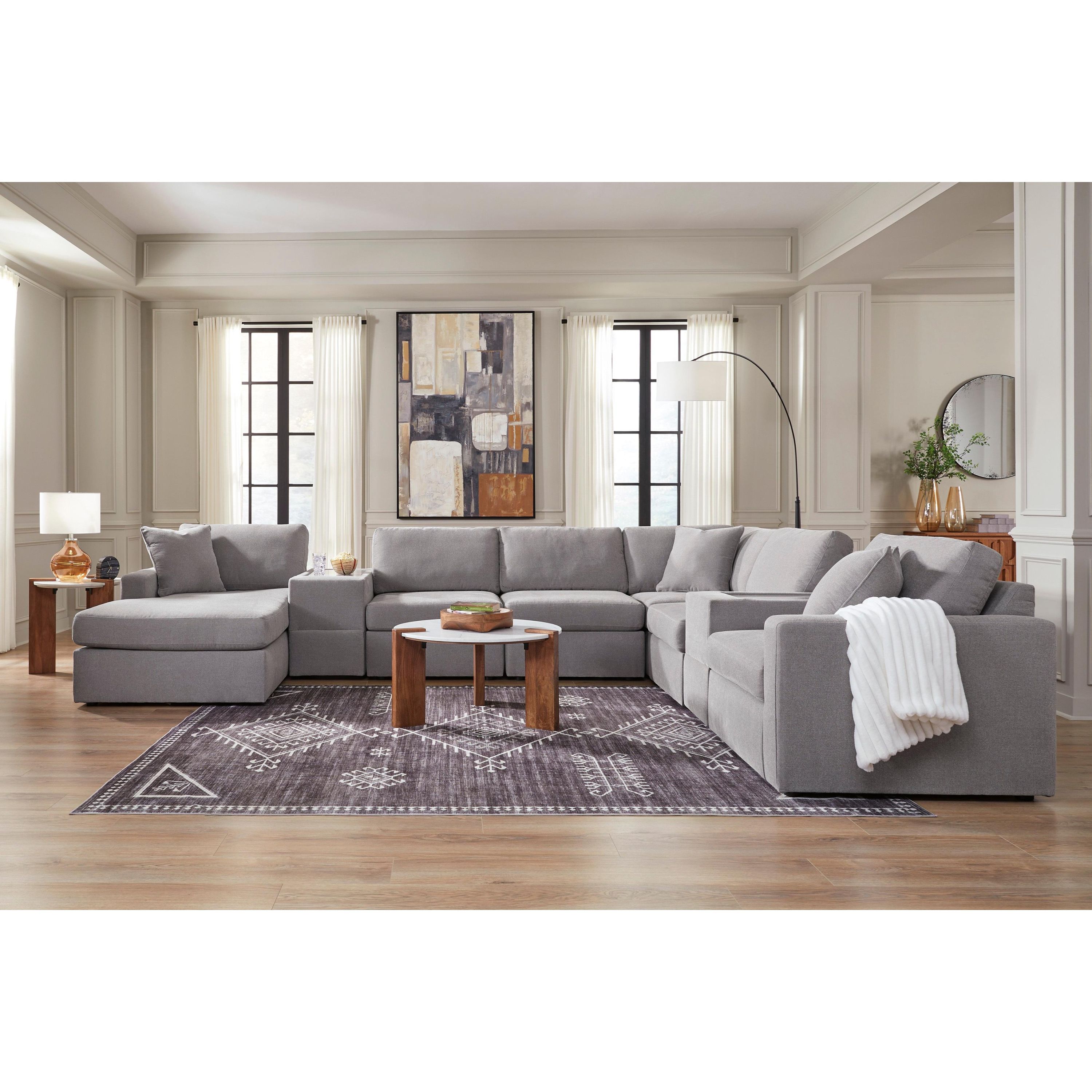 Signature Design by Ashley Modmax 92104S43 8 pc Sectional with Chaise - Image 3