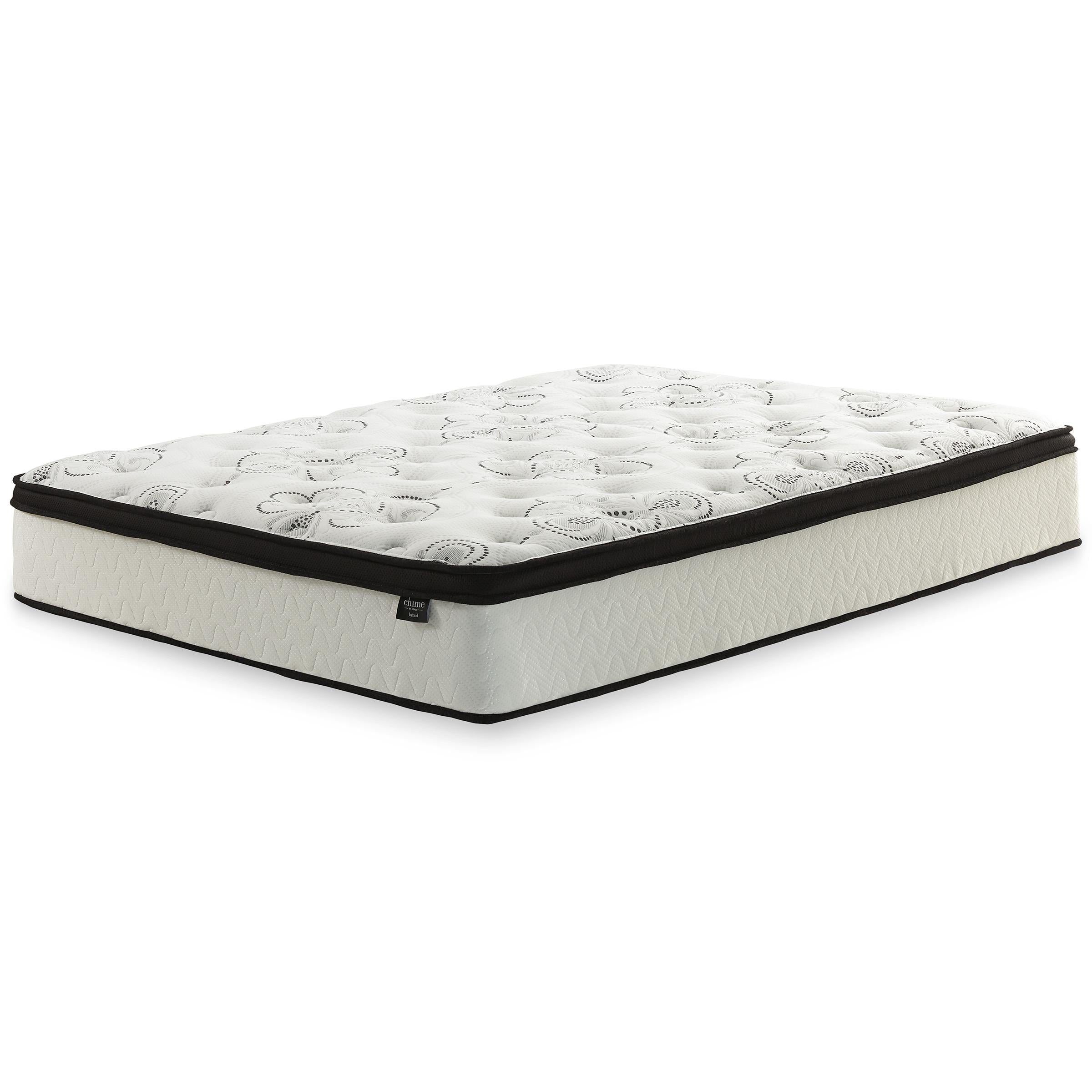 Sierra Sleep Chime 12 Inch Hybrid M697M1 California King Mattress and Foundation Set - Image 2