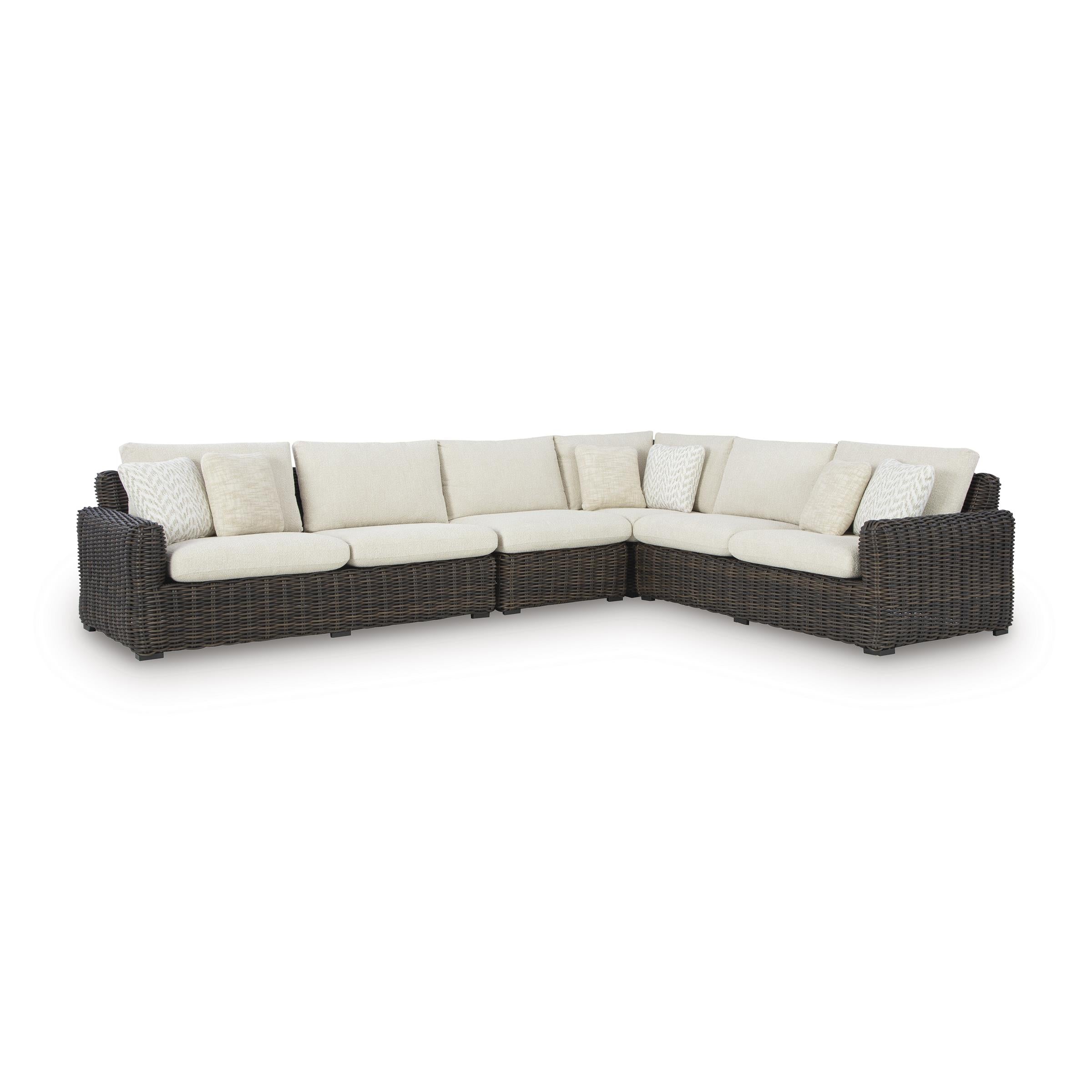 Signature Design by Ashley Kimora P711P2 4 pc Outdoor Sectional - Image 1