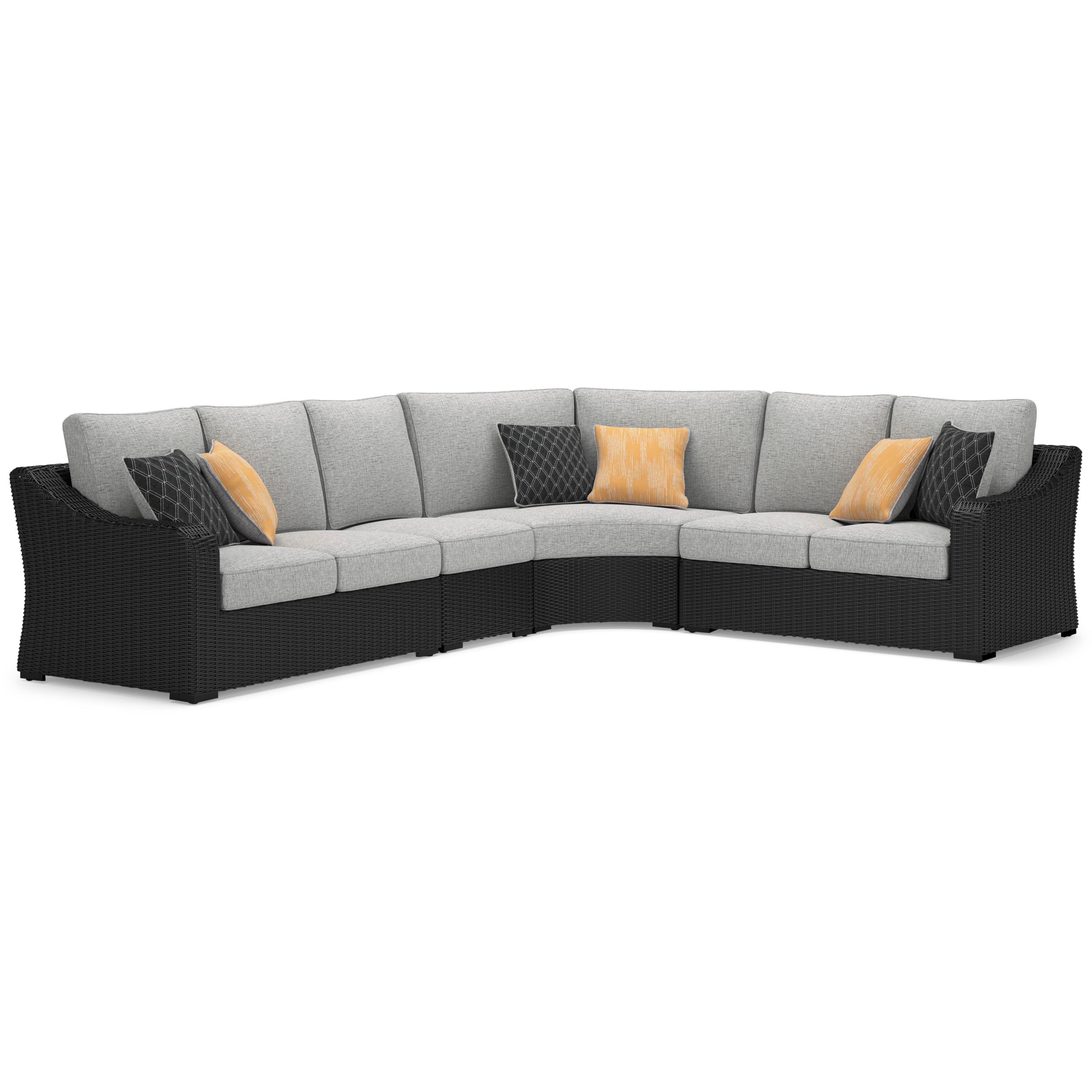 Signature Design by Ashley Beachcroft P792P6 5 pc Outdoor Sectional
