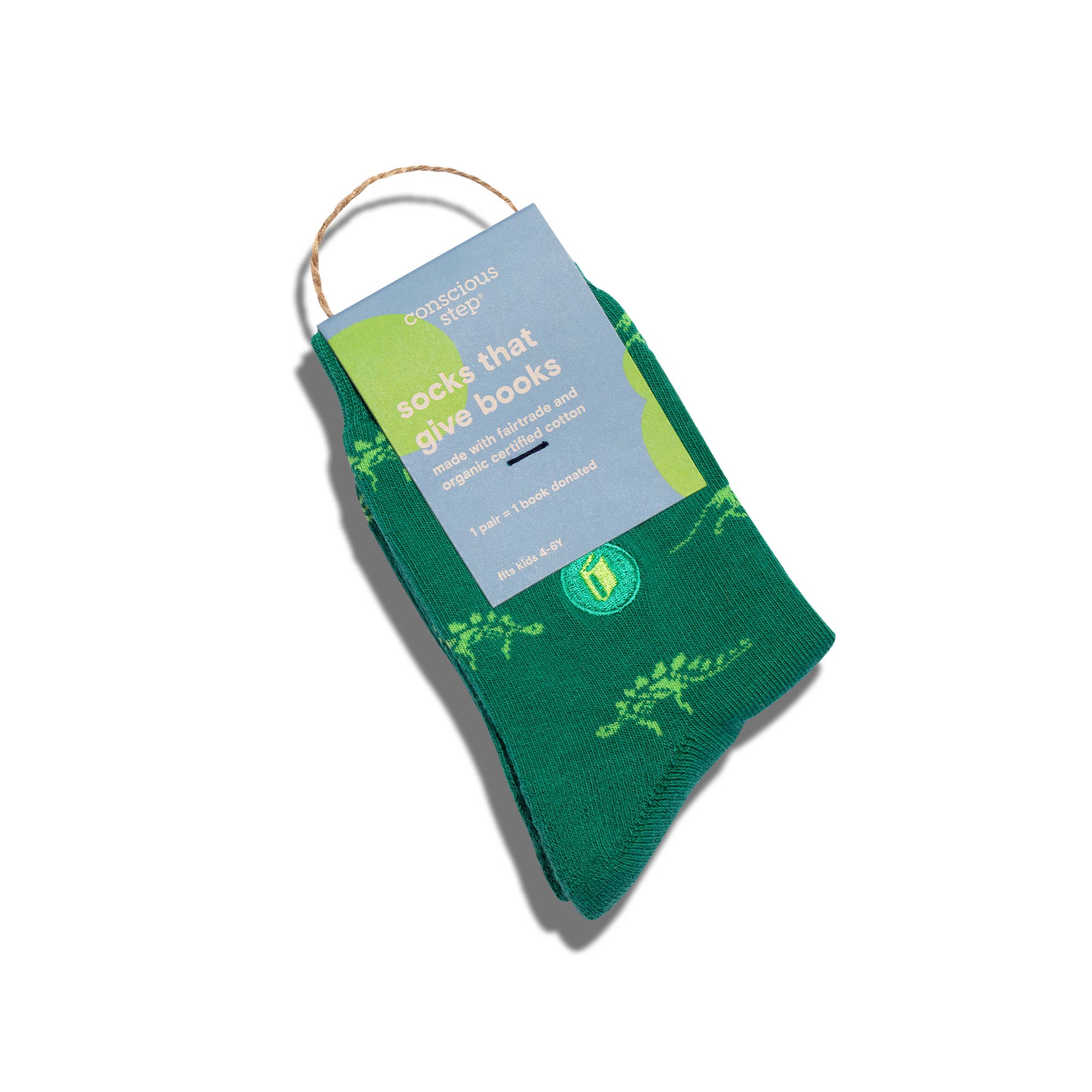 Kids Socks that Give Books: Youth - Image 1