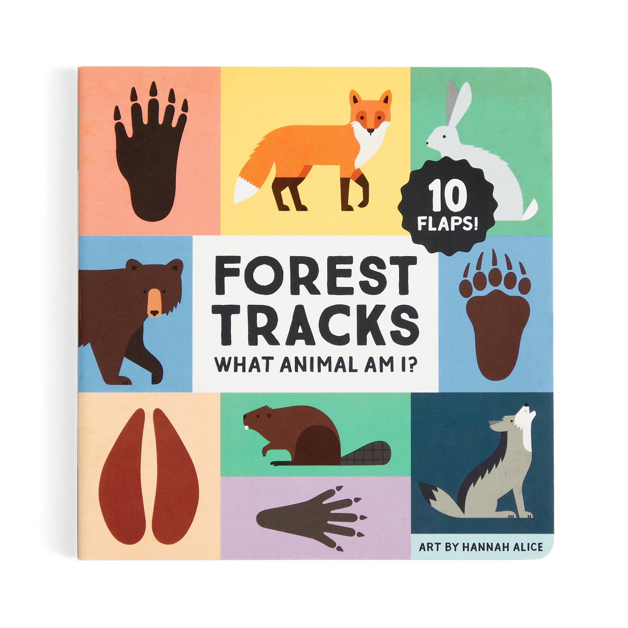Forest Tracks: What Animal Am I? Lift-the-Flap Board Book - Image 2
