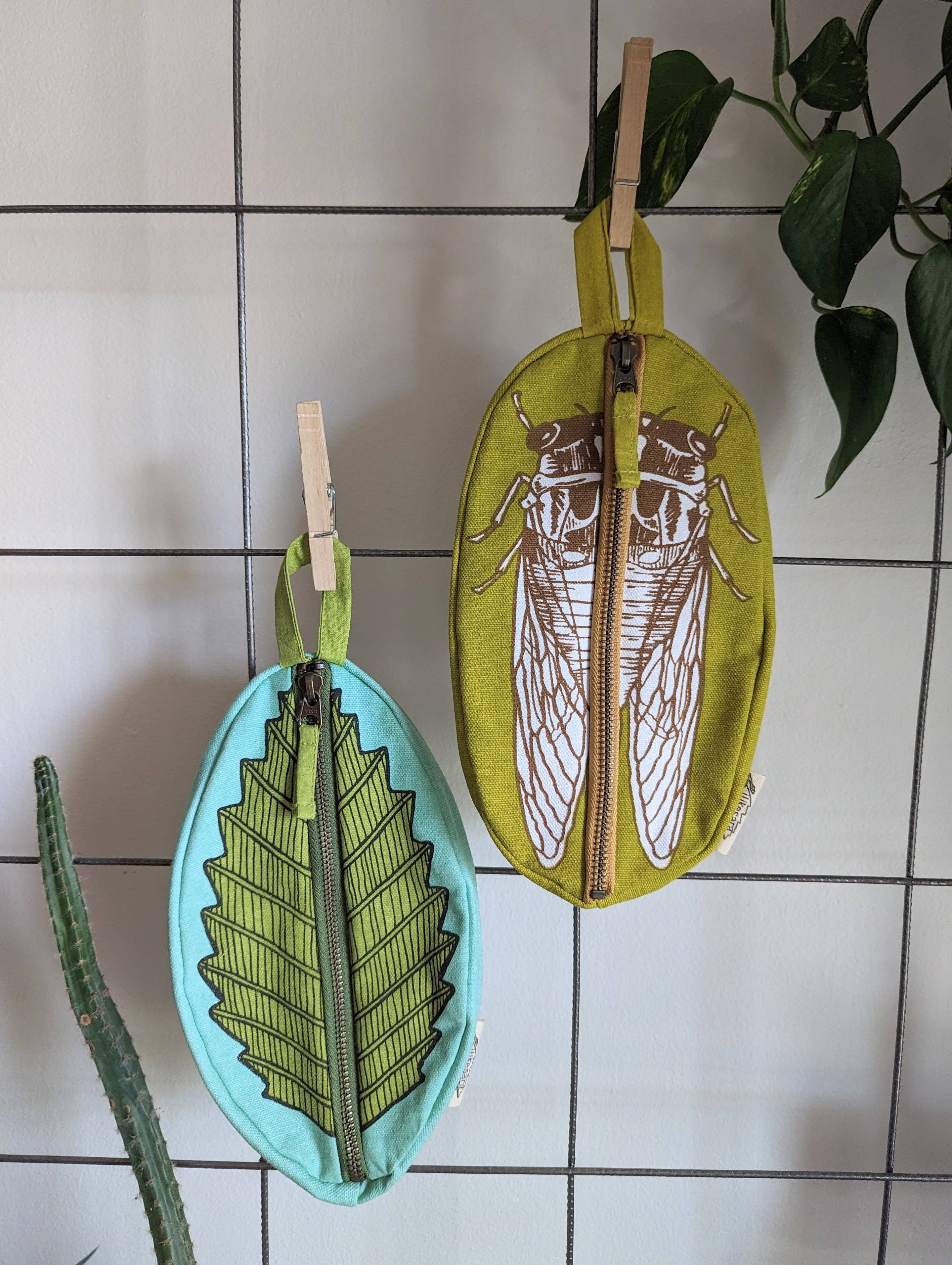 Zippered pouch | leaf - Image 3