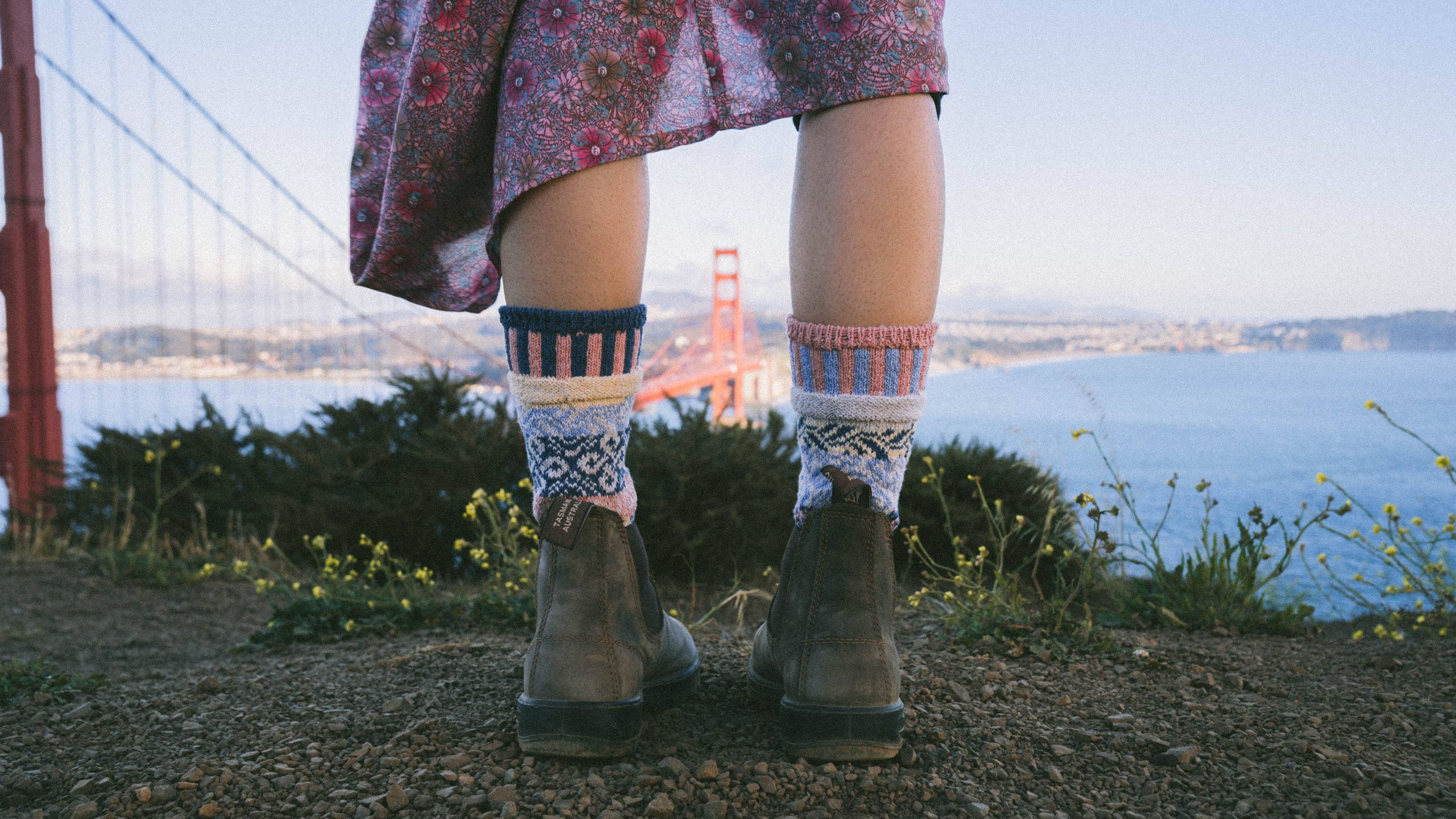 Mirage Crew Socks | Eco-Friendly and Made in the USA  - Image 2