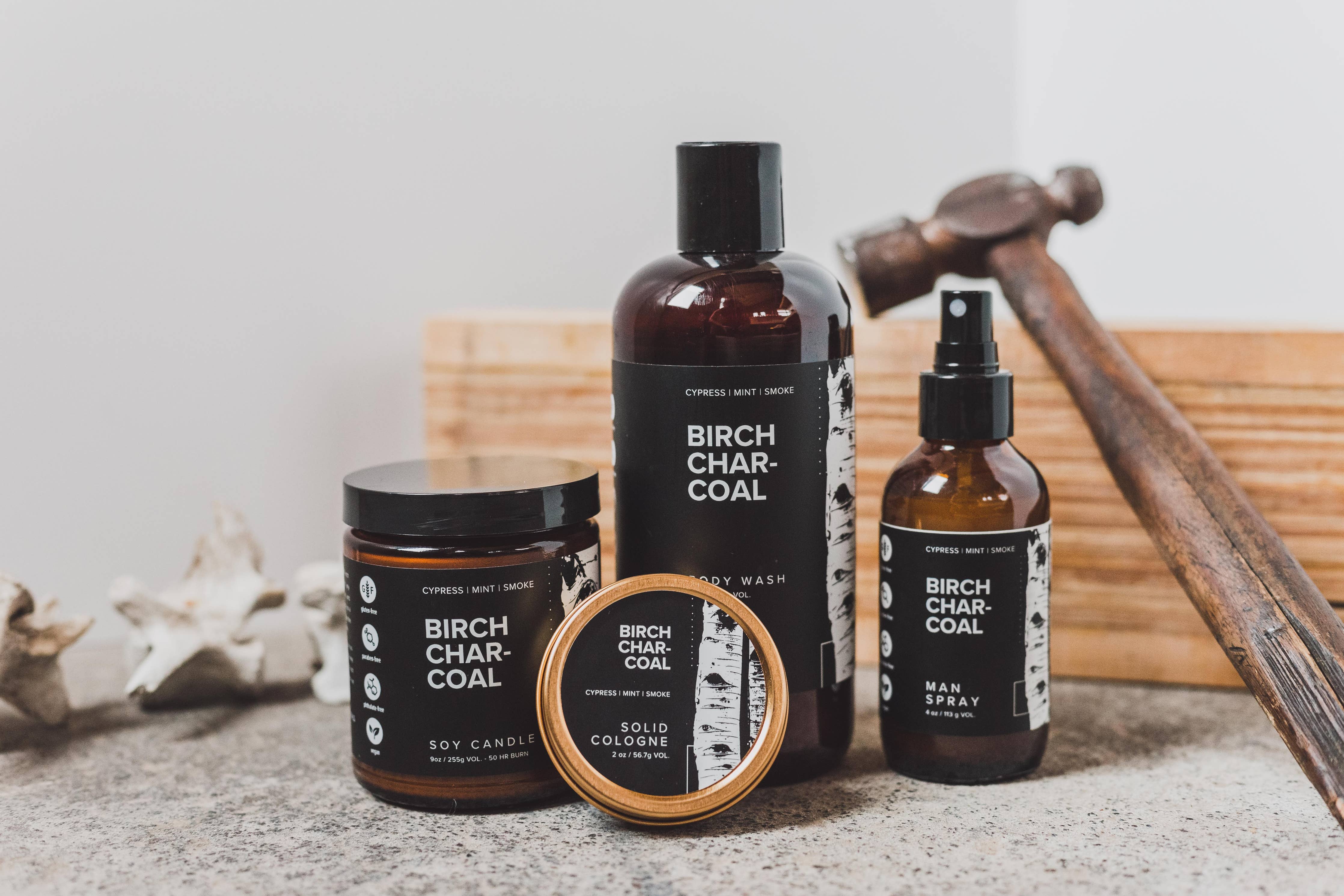 Birch Charcoal Solid Cologne - Image 3