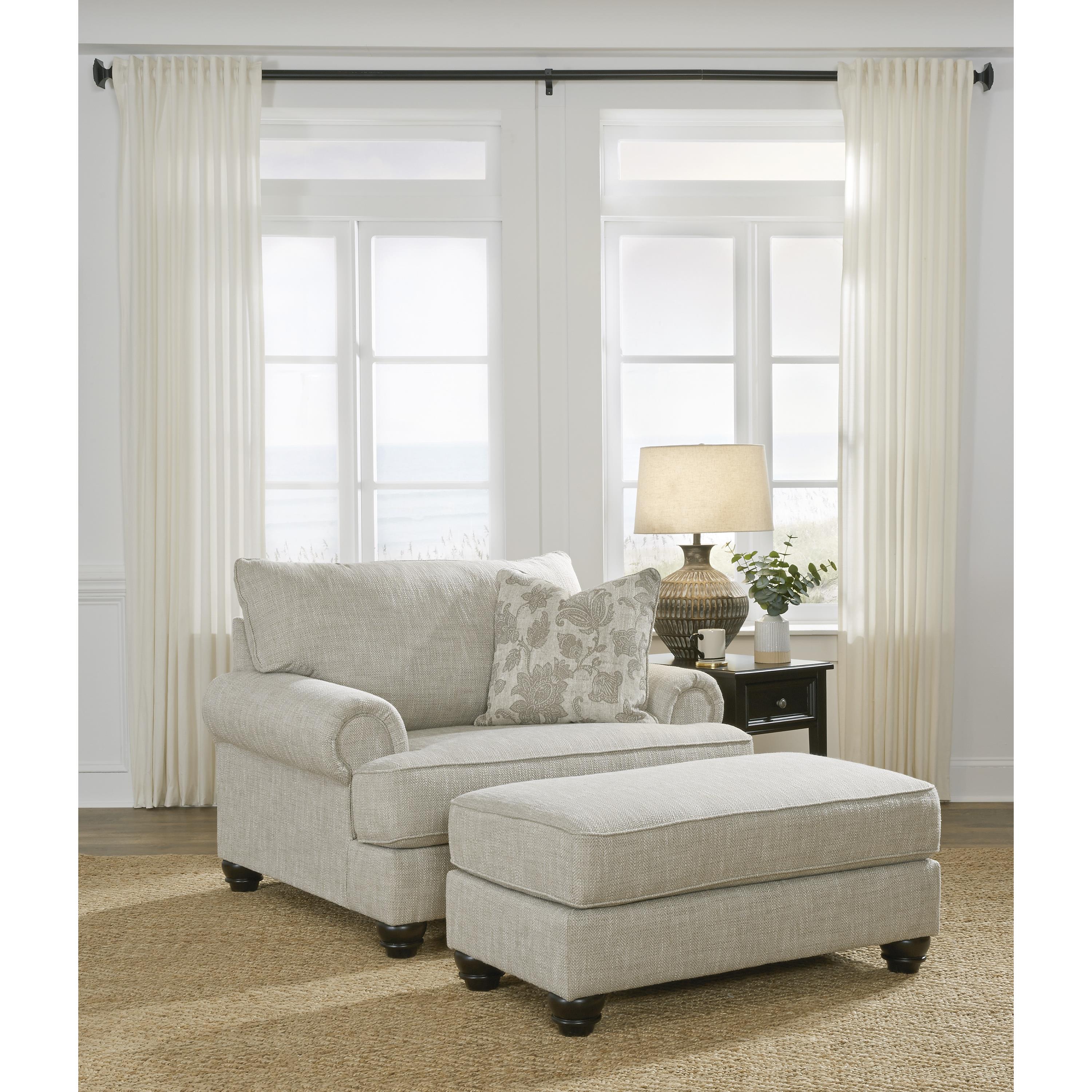 Benchcraft Asanti 13201U3 Oversized Chair and Ottoman - Image 1