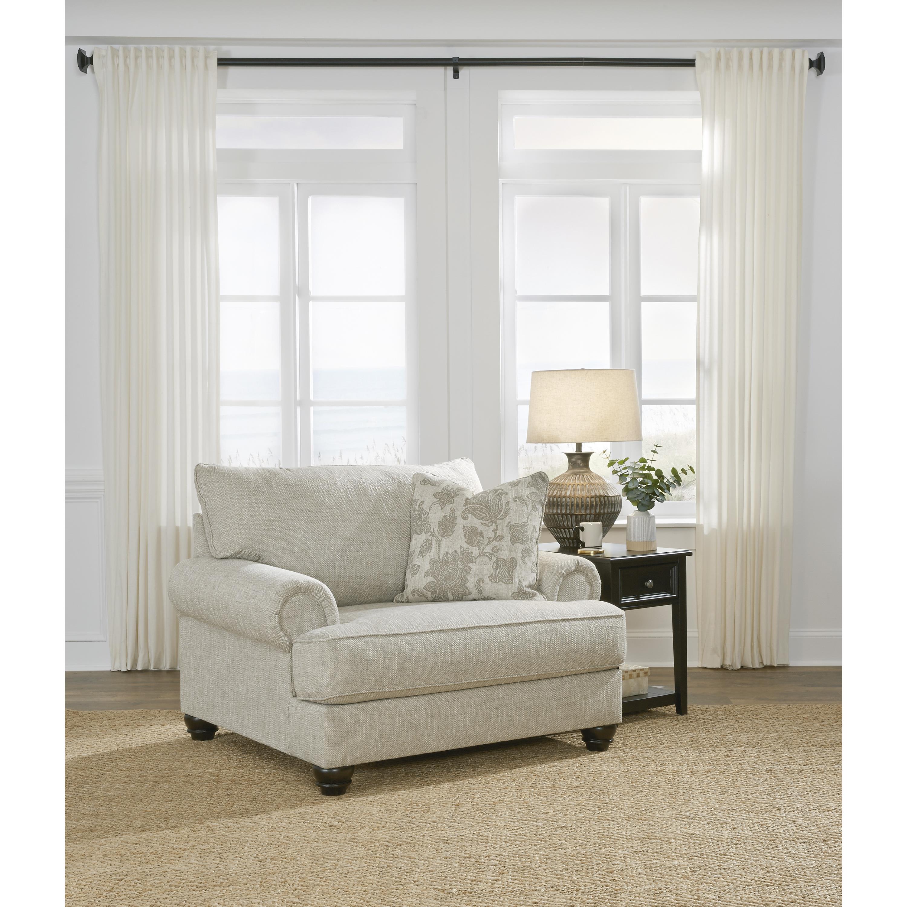 Benchcraft Asanti 13201U3 Oversized Chair and Ottoman - Image 2