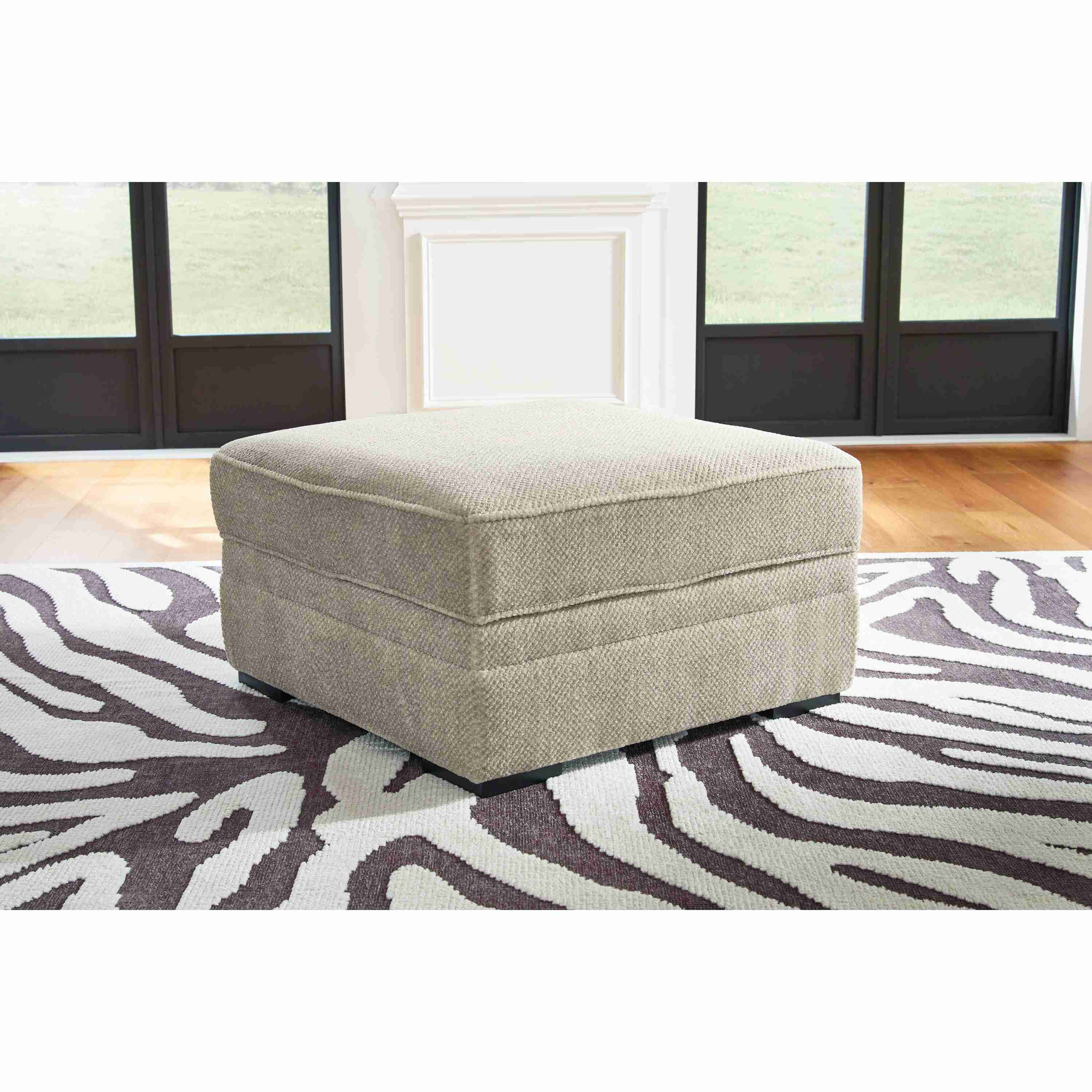 Benchcraft Calnita 20502U1 Oversized Swivel Chair and Ottoman - Image 3