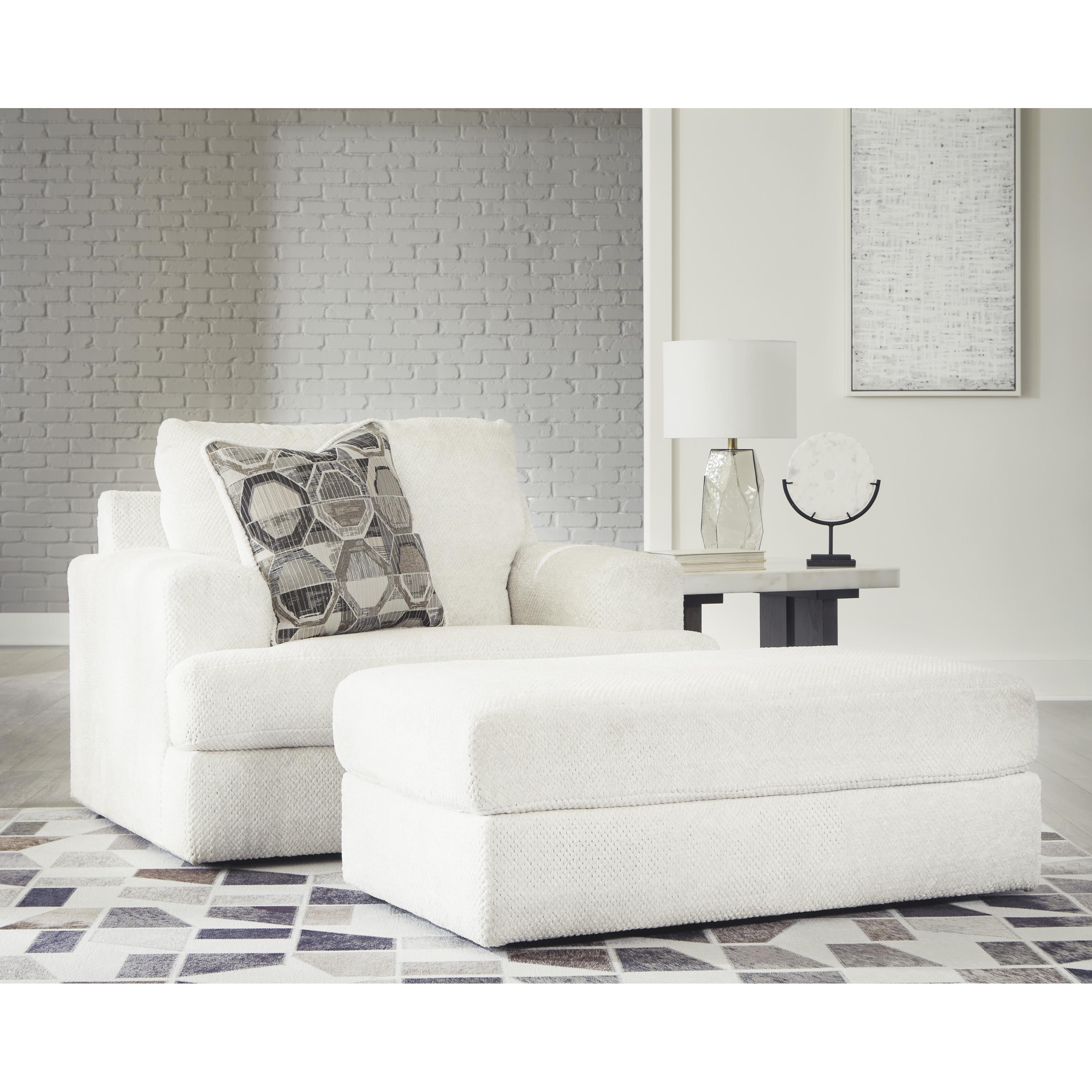 Signature Design by Ashley Karinne 31403U3 Oversized Chair and Ottoman - Image 1