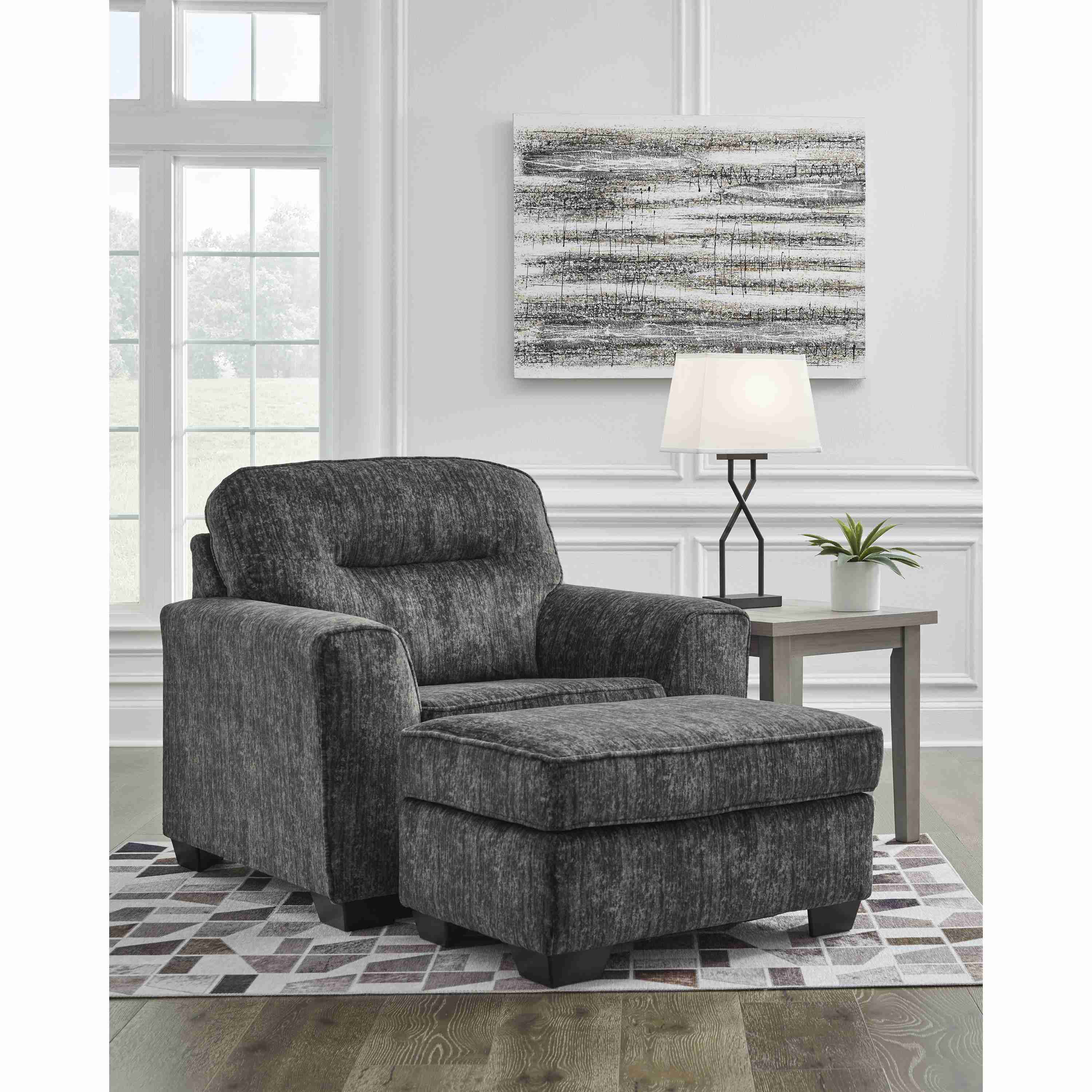 Signature Design by Ashley Lonoke 50504U2 Oversized Chair and Ottoman - Image 1