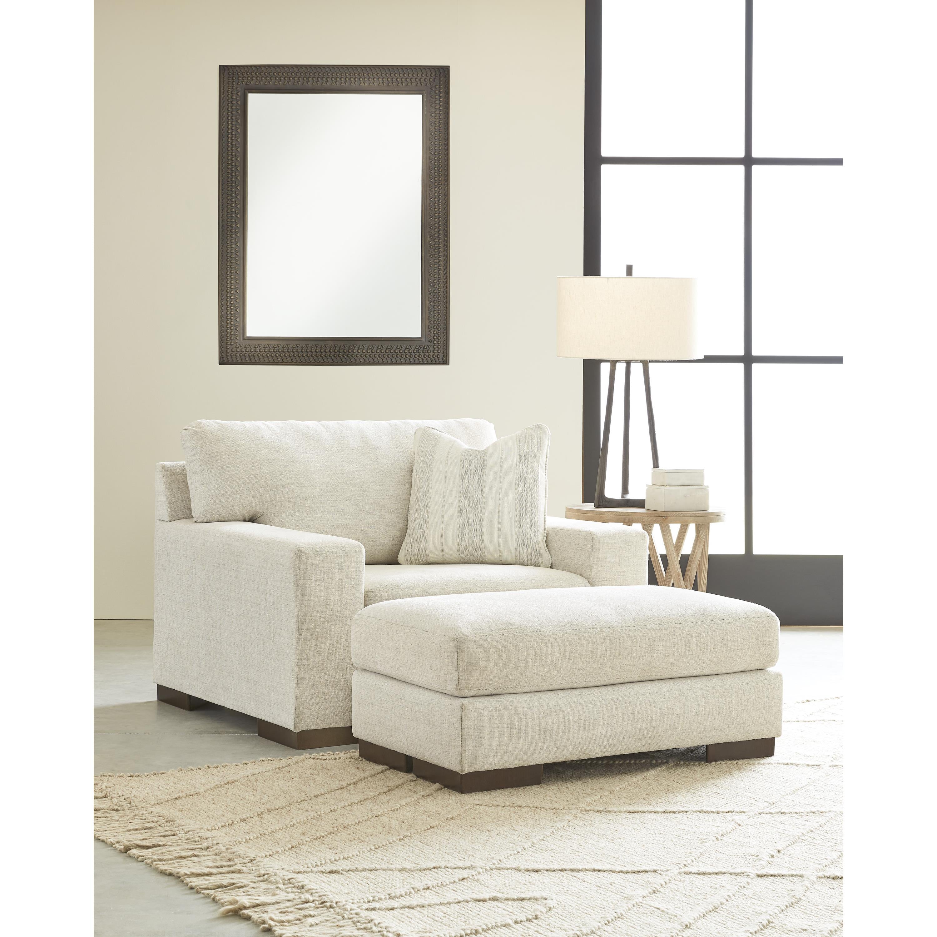 Signature Design by Ashley Maggie 52003U6 Oversized Chair and Ottoman - Image 1