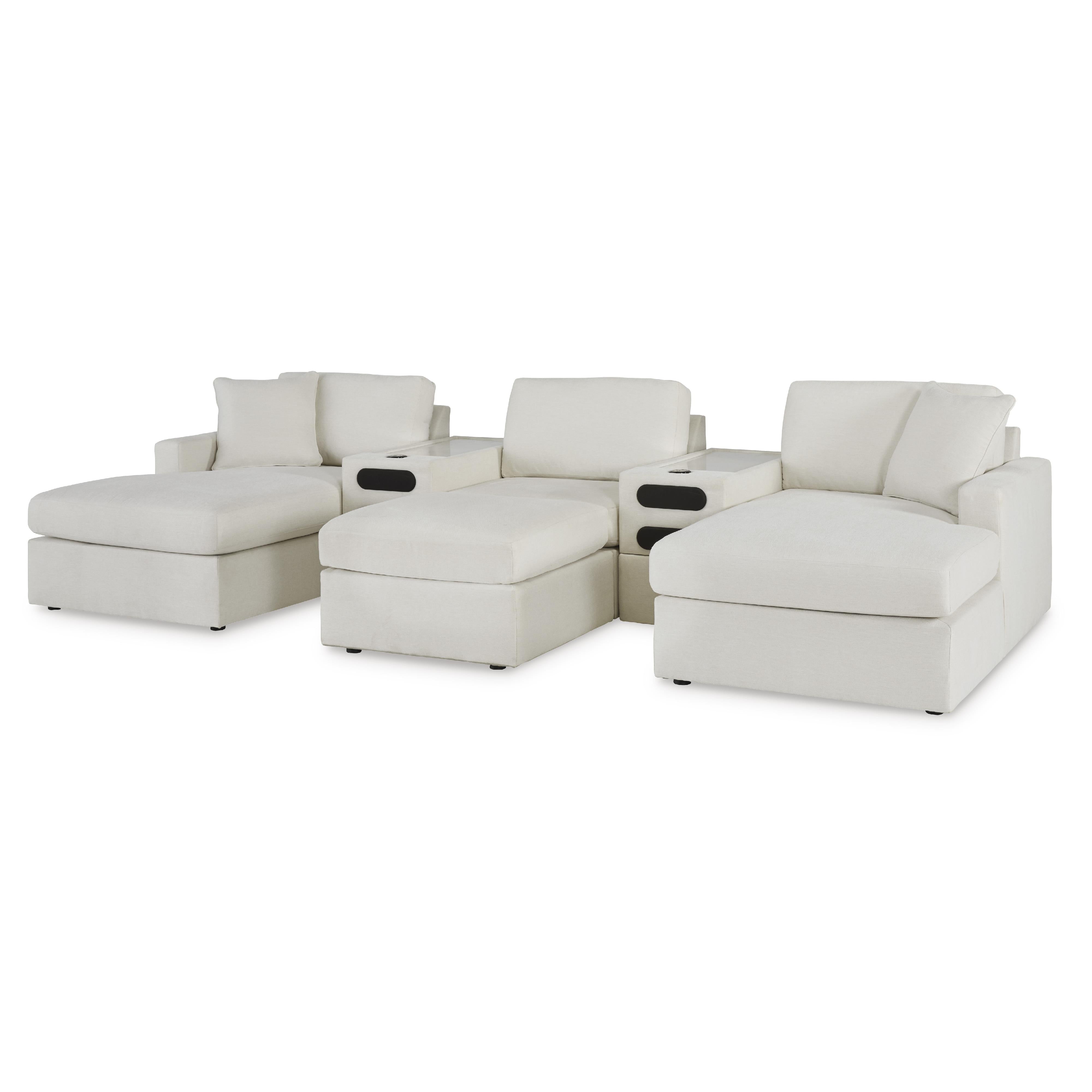 Signature Design by Ashley Modmax 92103S49 5 pc Double Chaise with Audio Consoles - Image 1