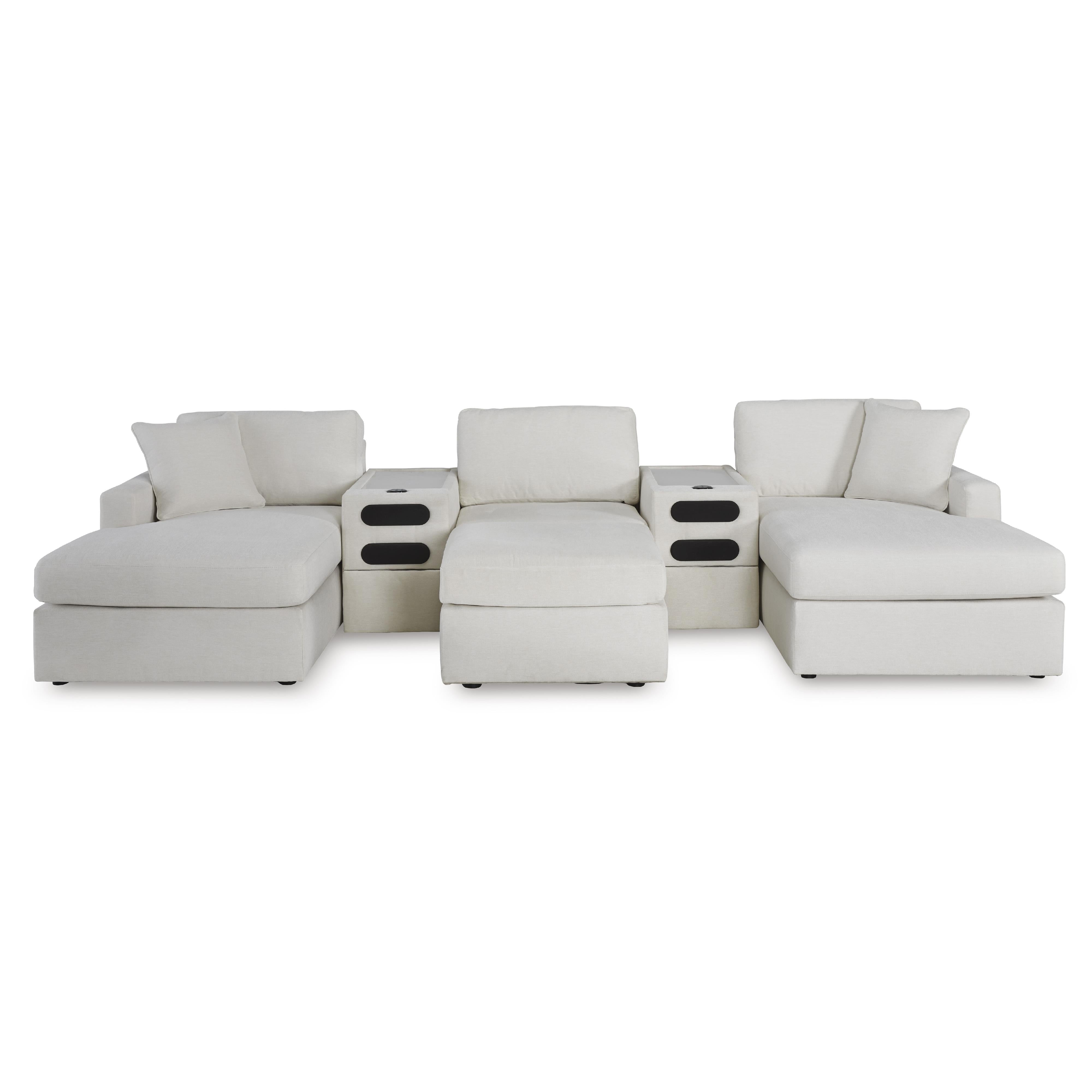 Signature Design by Ashley Modmax 92103S49 5 pc Double Chaise with Audio Consoles - Image 2