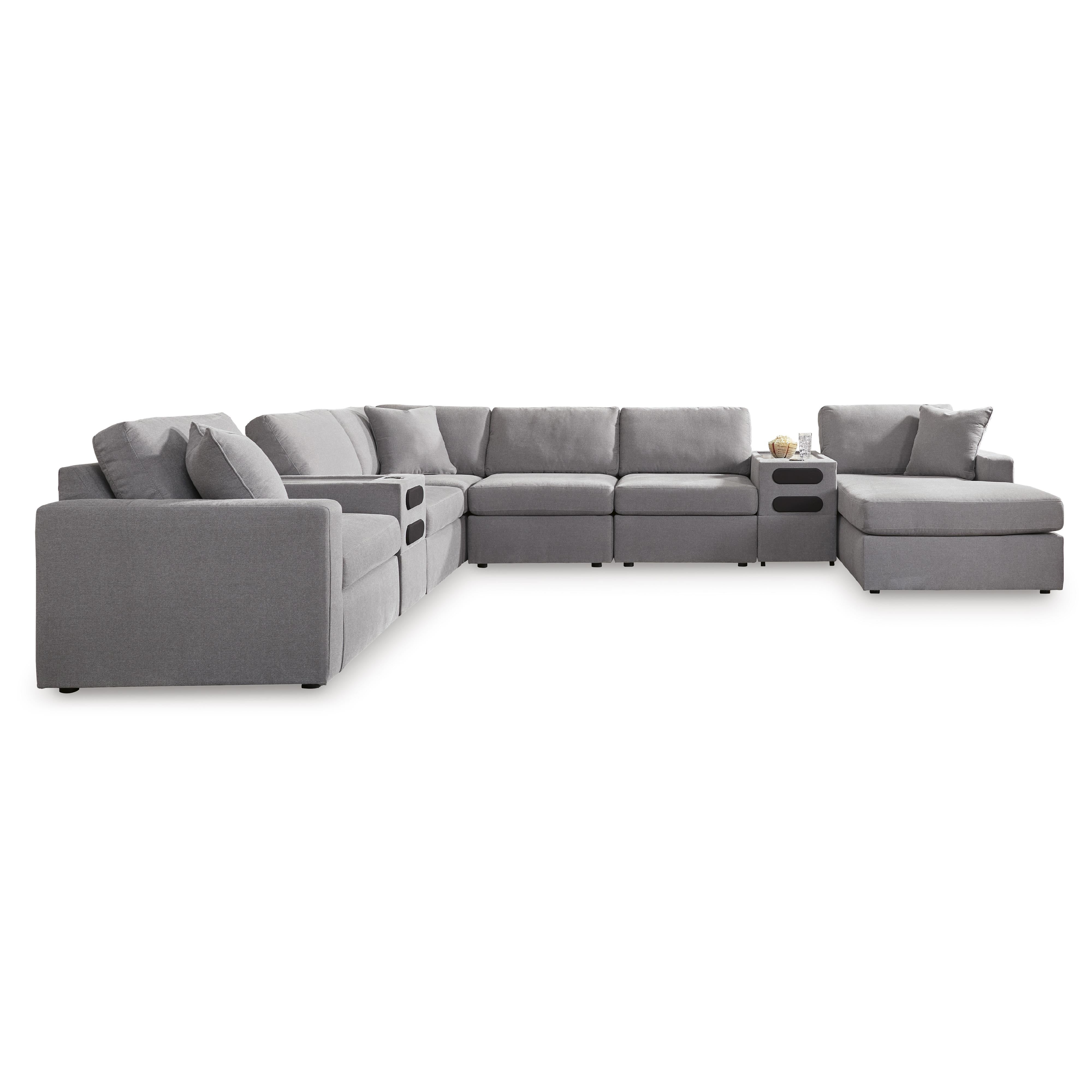 Signature Design by Ashley Modmax 92104S48 8 pc Sectional with Audio System and Chaise - Image 1